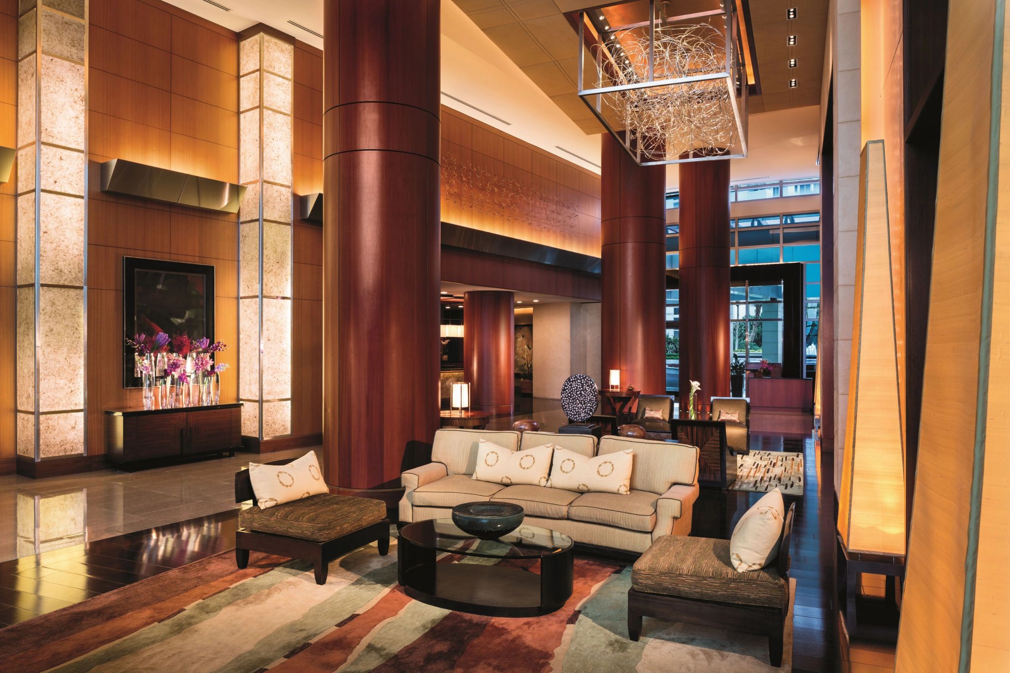 lounge moderno - areas comuns hotel - lobby de hotel