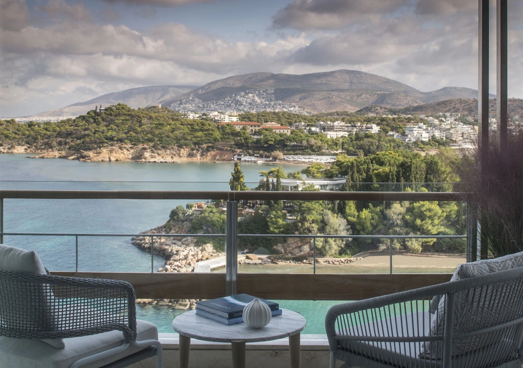 Arion Sea View varanda privativa - varanda vista mar - quarto com varanda