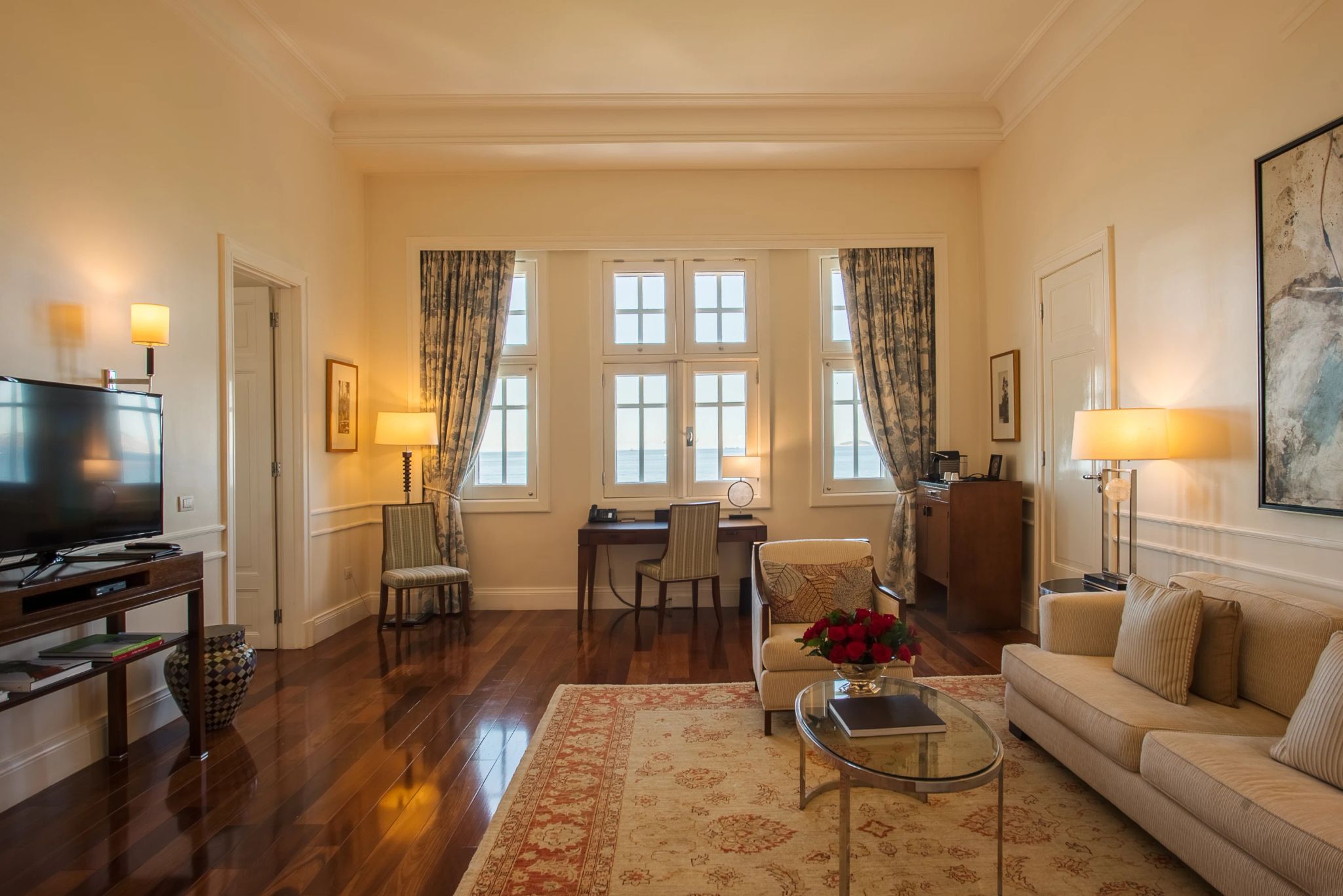 sala de estar - suite - copa rio