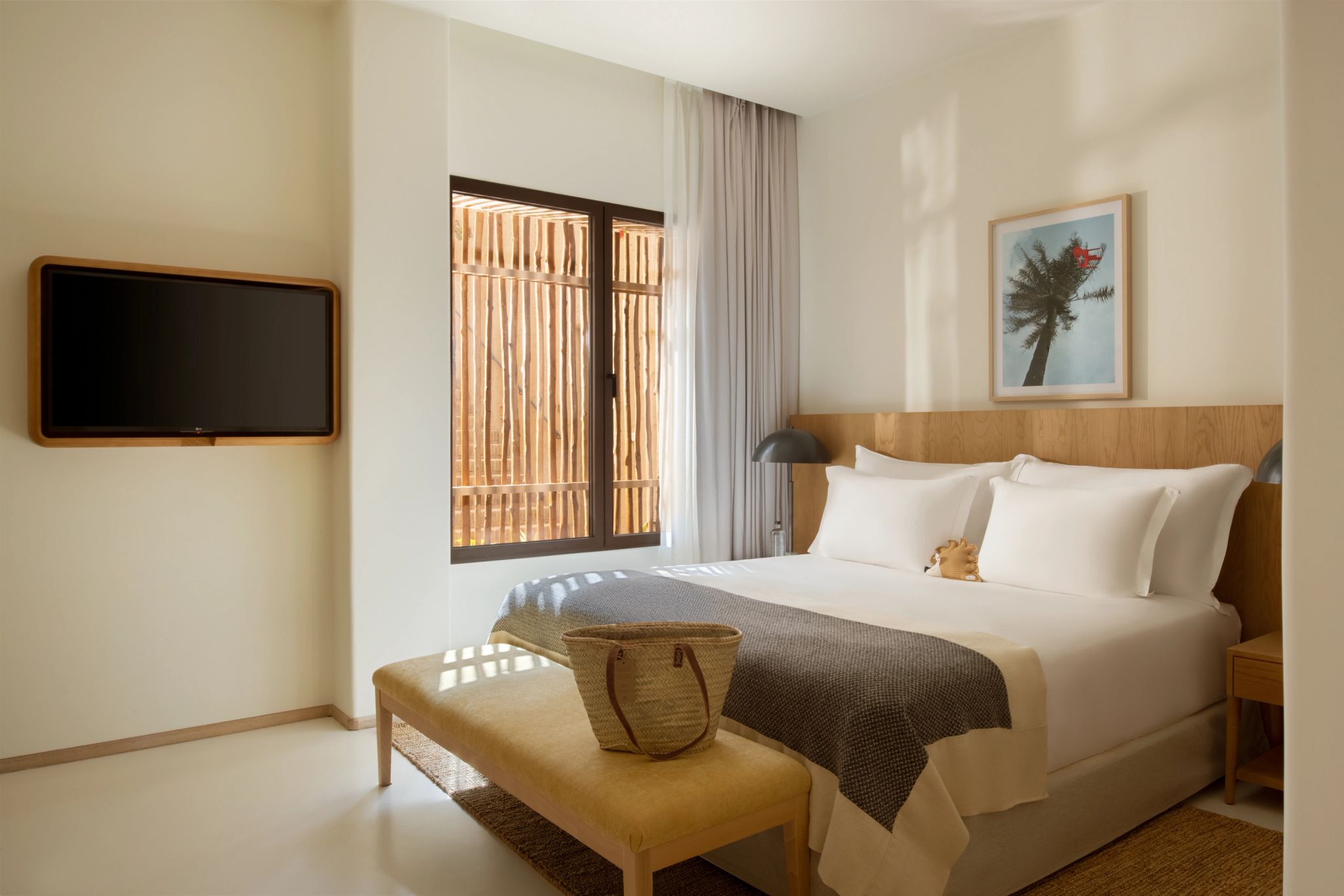 Three Bedroom Residence suite de luxo - cama de casal - vista panoramica