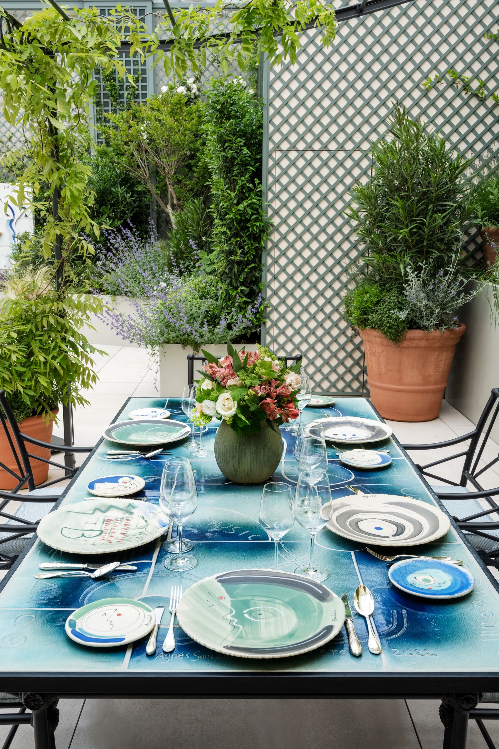 Suite Azur sala de jantar azur terrace - jantar em paris