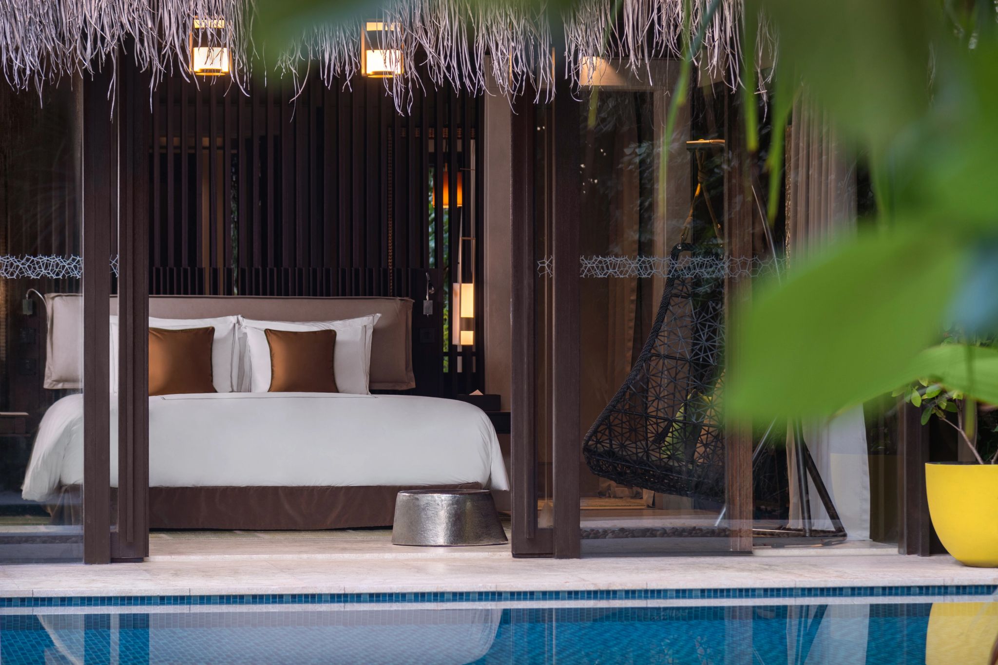 piscina privativa - suite nas maldivas -cama super king-size