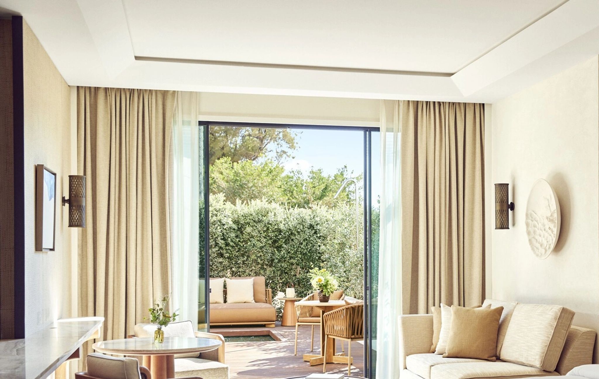 quarto de luxo - vista jardim