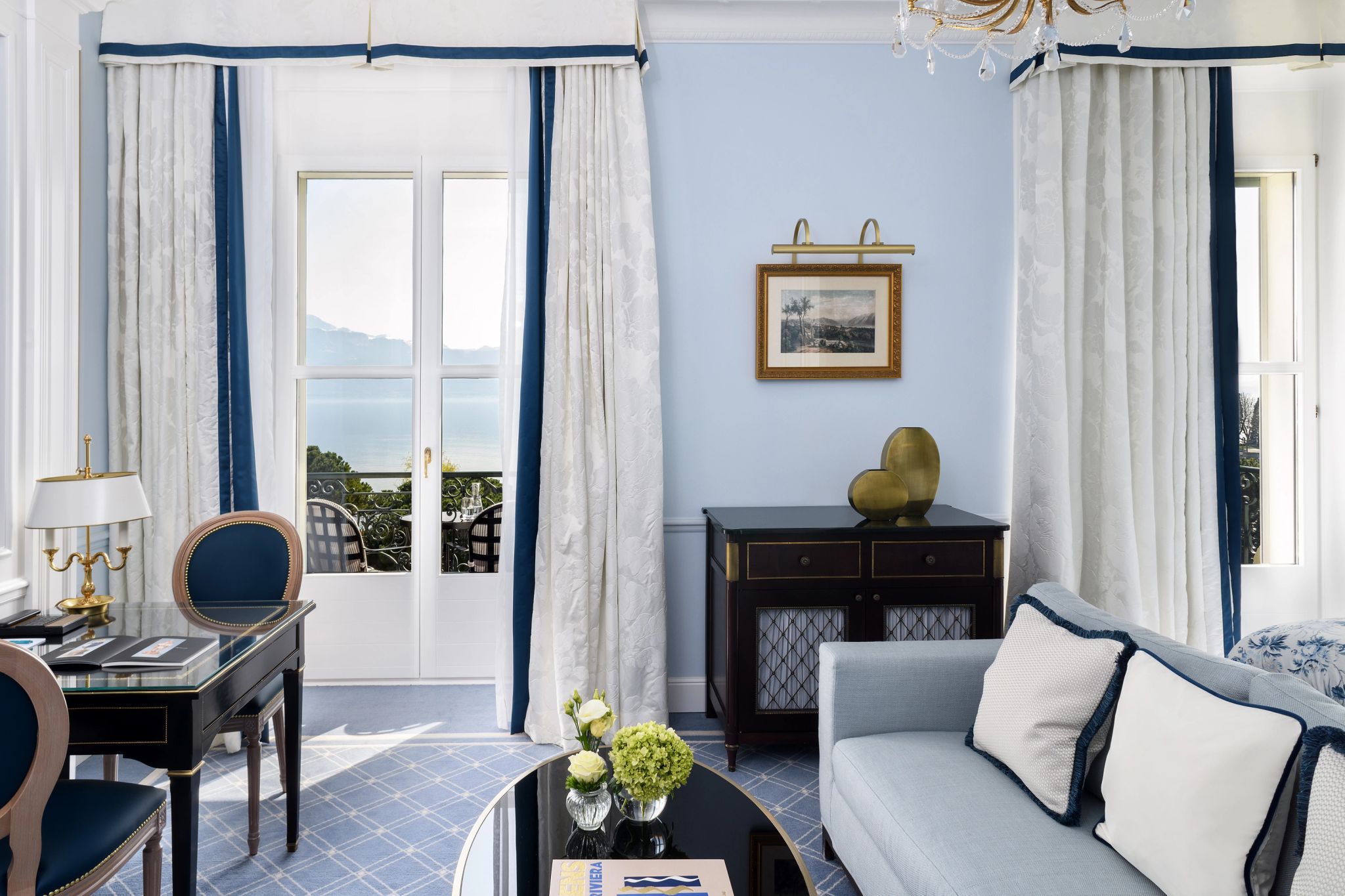 Deluxe Lake mesa de trabalho – sala de estar – decoracao classica