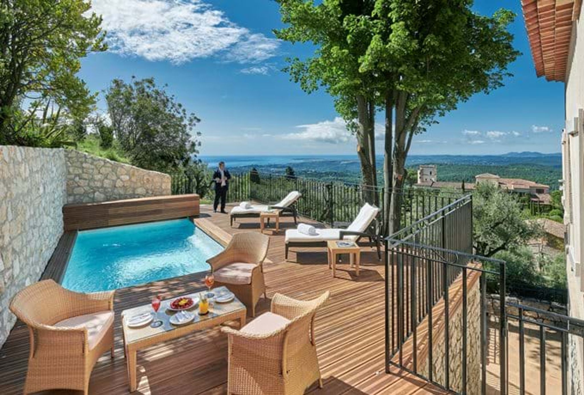 Three Bedroom Villa piscina privativa - piscina externa - terraço panoramico