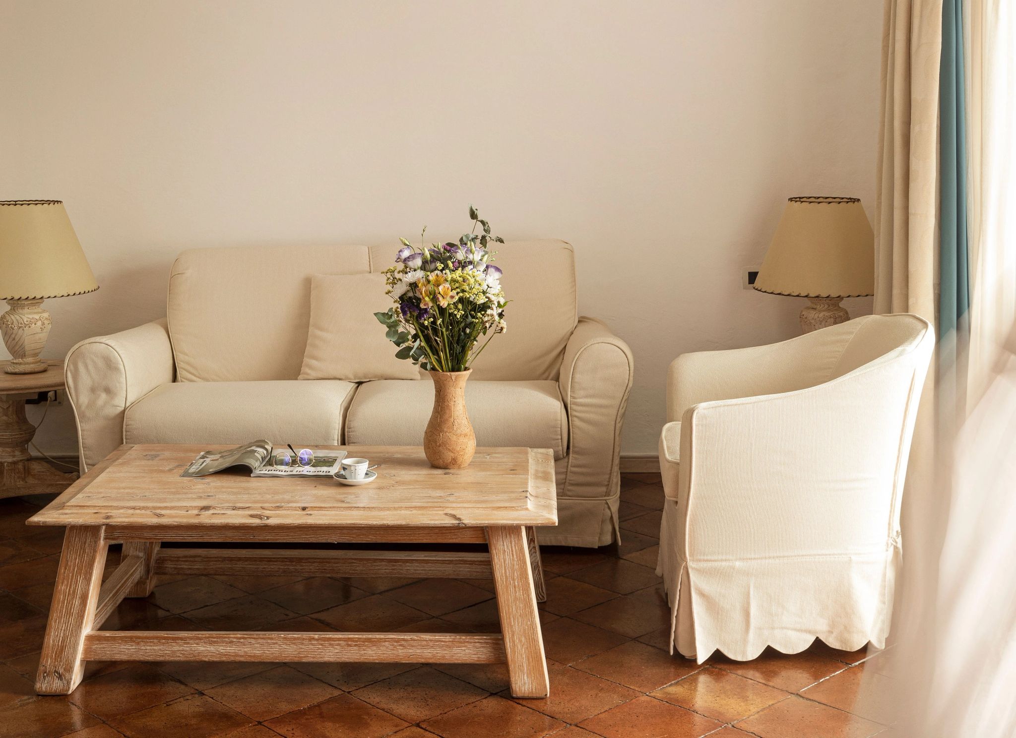 café na suite – sala de estar – design de luxo