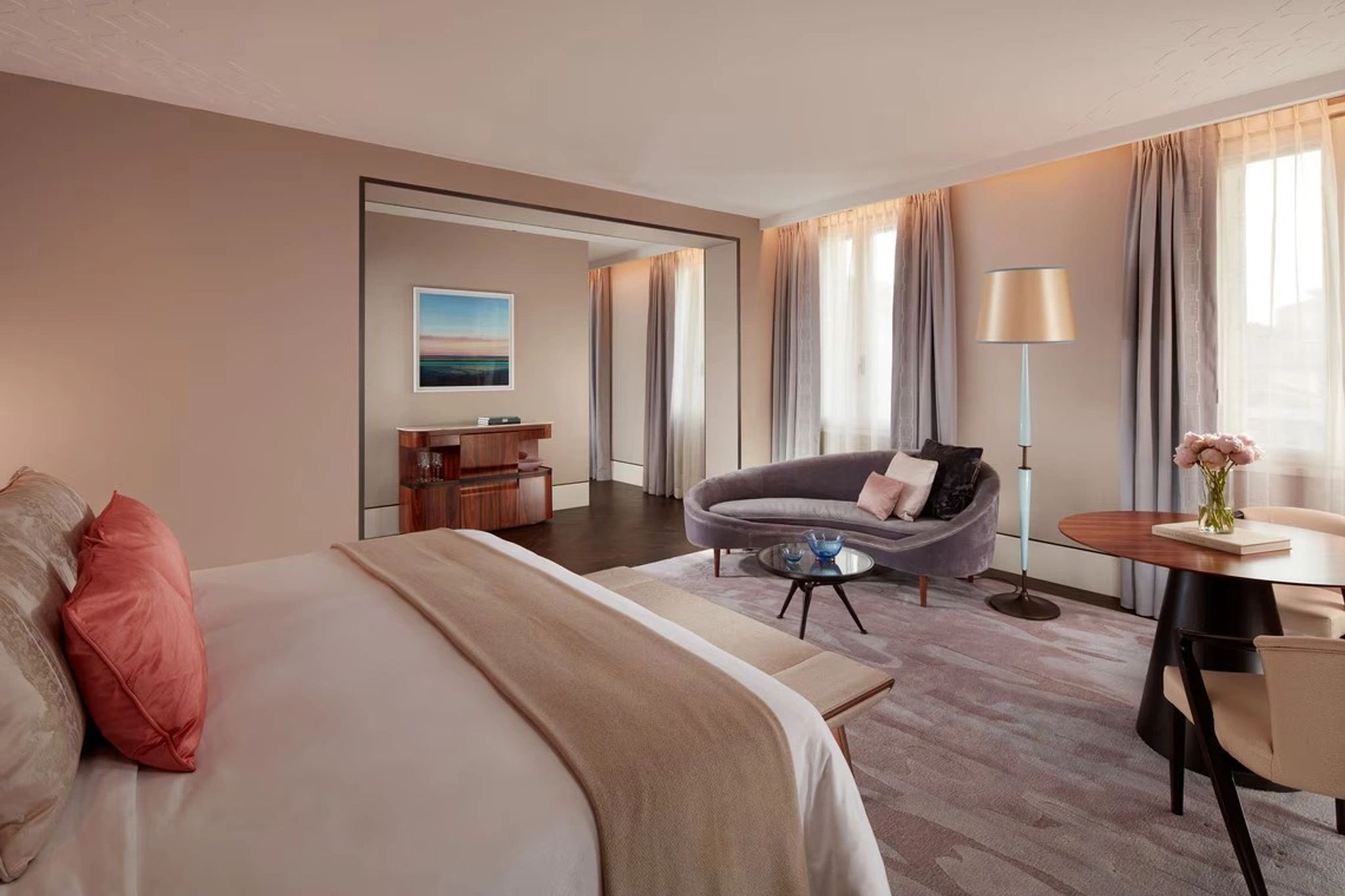 Astor Junior Suite suite do hotel - decoracao moderna - cama grande