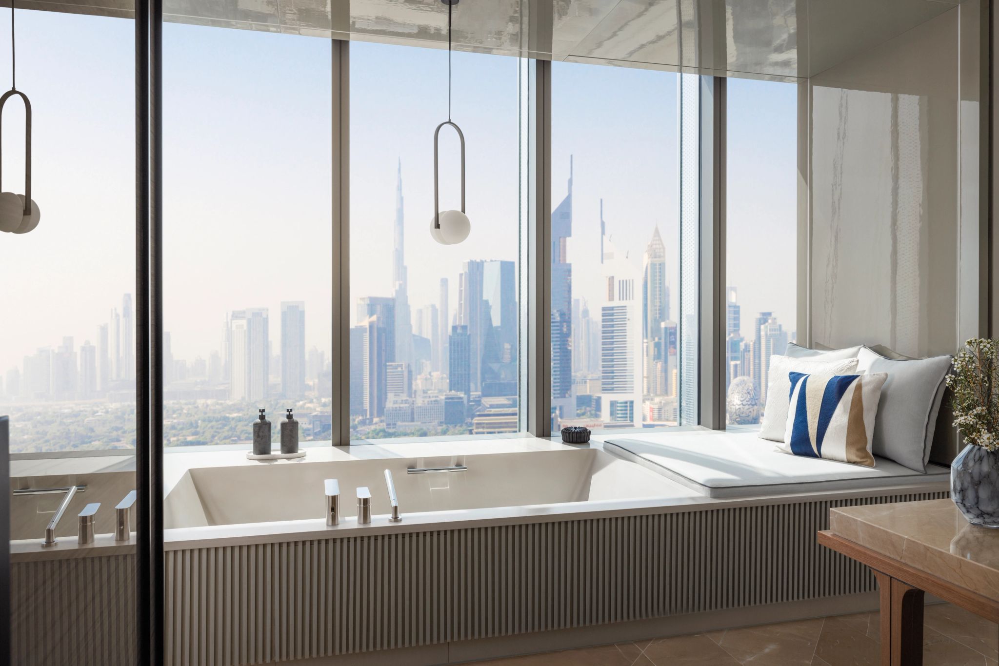 banheiro com vista – banho de banheira - banho premium