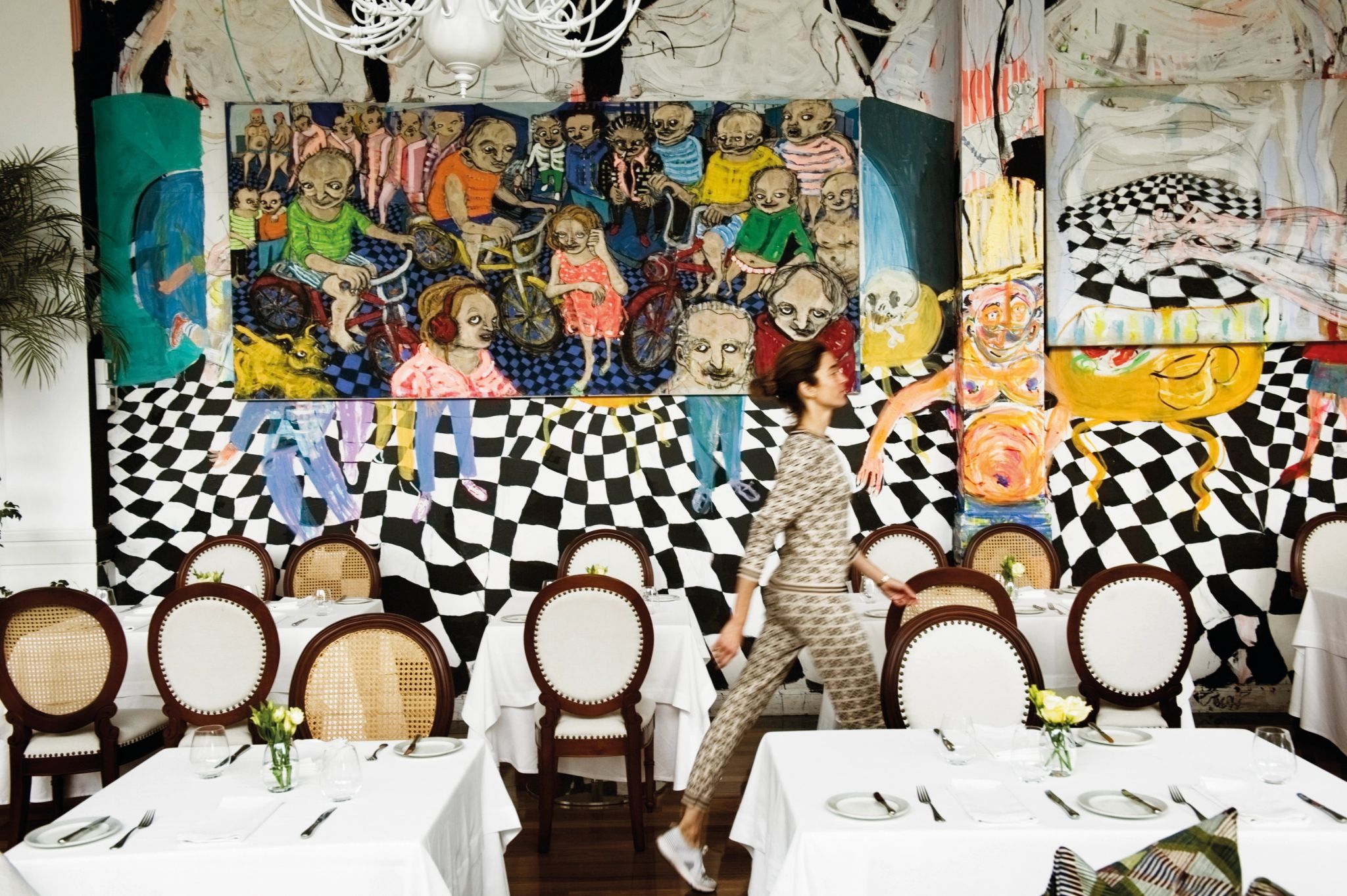 Restaurante Tragaluz obras de arte - restaurante peruano - culinaria peruana