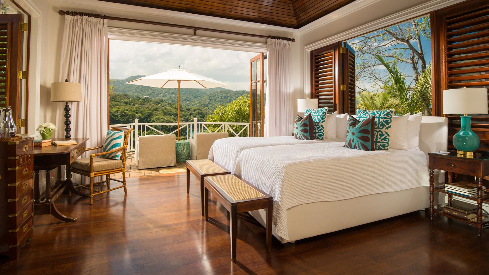 Estate Villa quarto duplo - quarto com varanda - varanda privativa