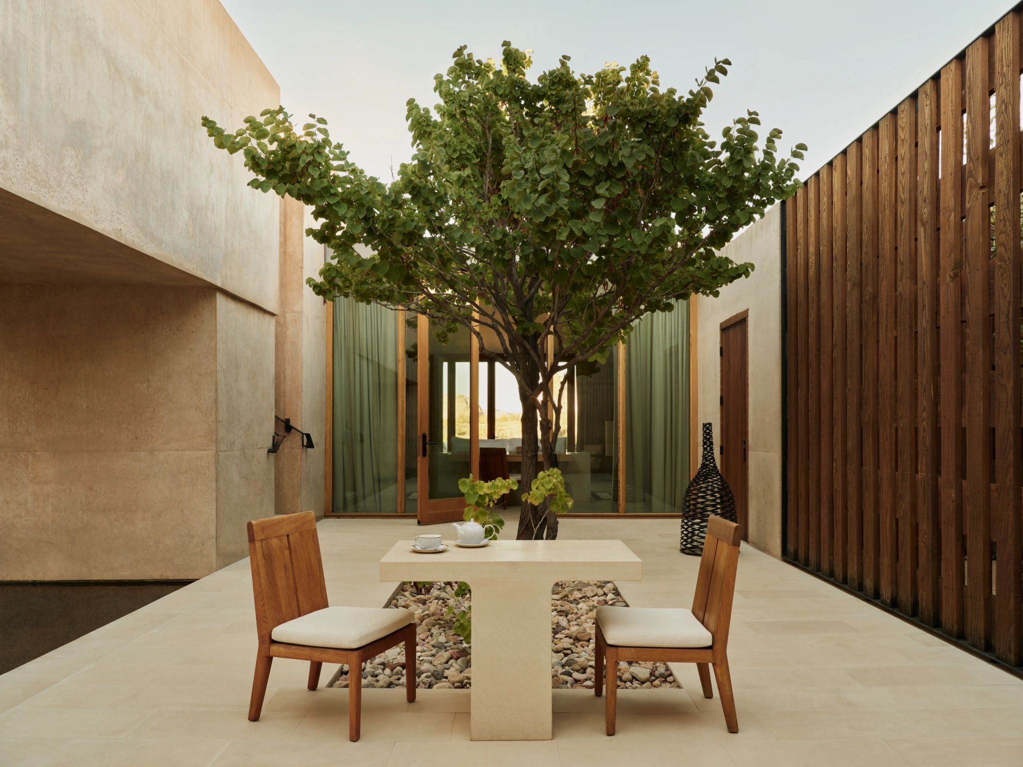 Amangiri Suite   area gourmet - suite de luxo - decoraçao moderna