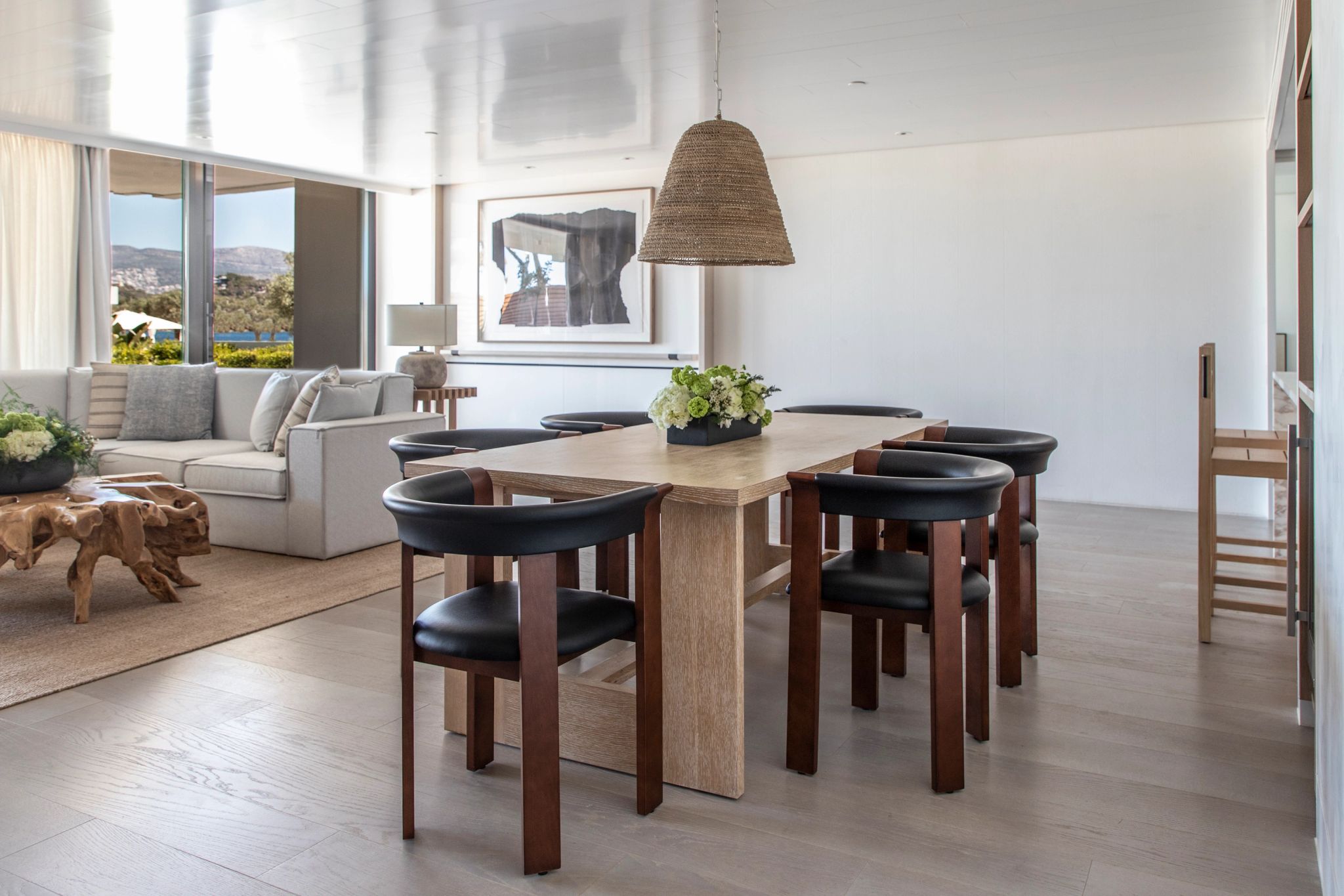 Nafsika Sea View Garden Suite Pool sala de jantar - jantar privativo - mesa de jantar