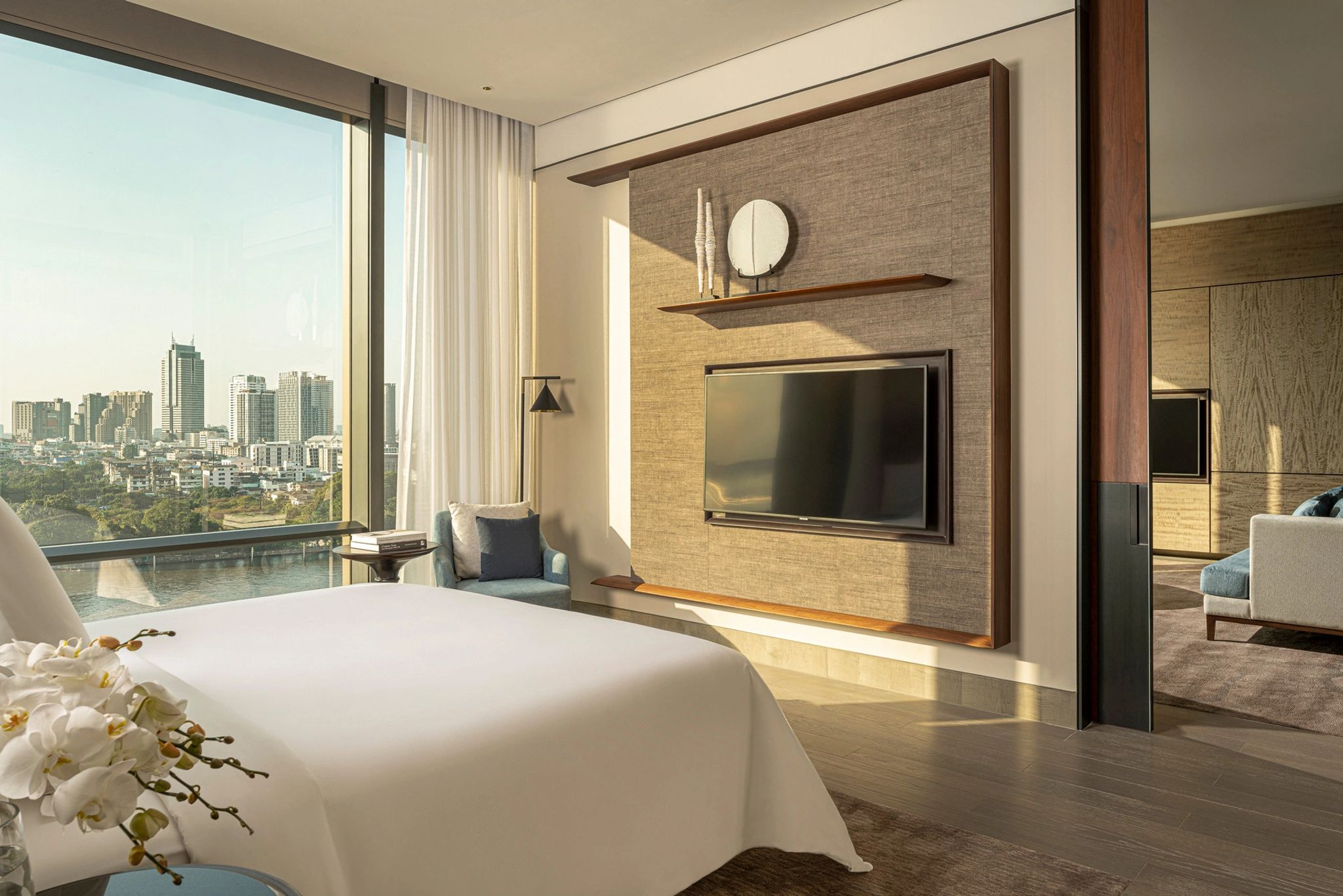 Executive Suite suite com vista - suite vista bangkok - suite casal - cama king