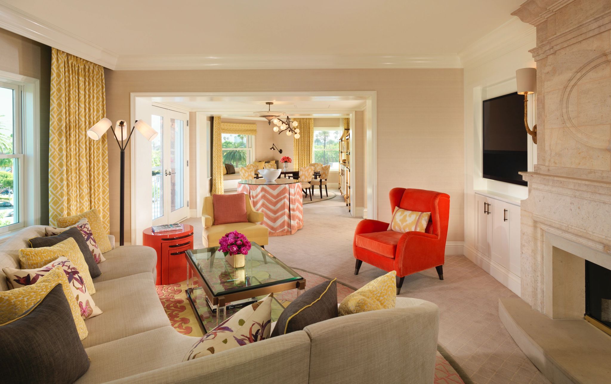 Rodeo Suite sala de estar - suite com sala - sala chique