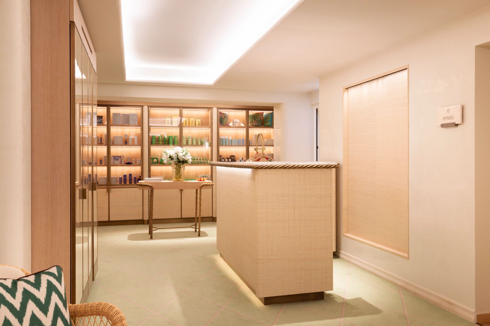 Lobby do Spa recepçao spa - spa de luxo - bem estar