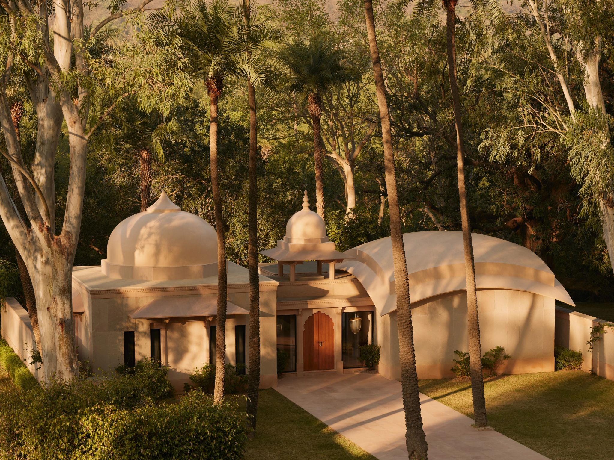 Pool Pavilion jardim privativo - arquitetura indiana - area externa