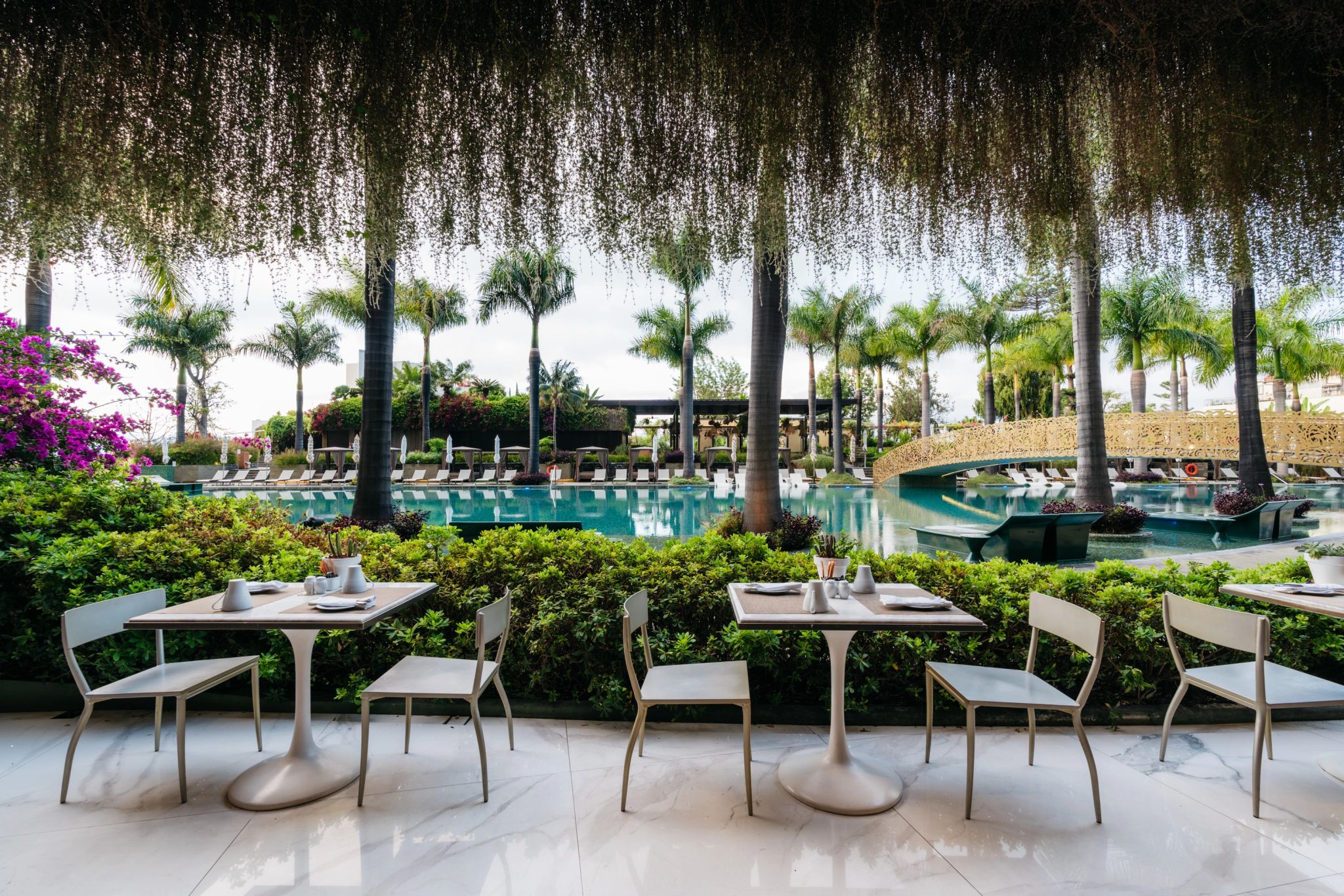 Hibiscus Restaurant restaurante com jardim em hotel de luxo