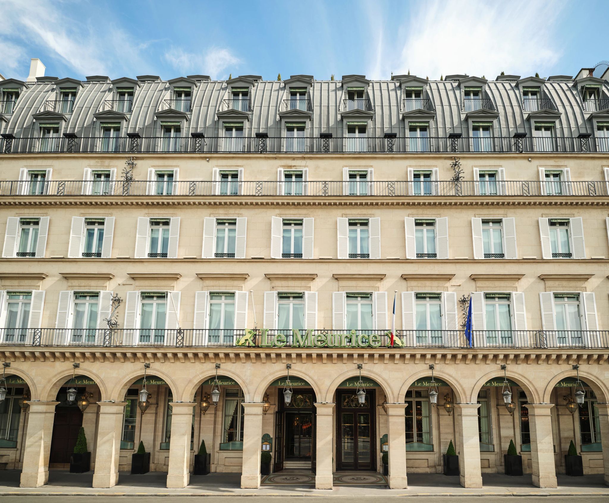 fachada le meurice - hotel em paris - hotel na frança