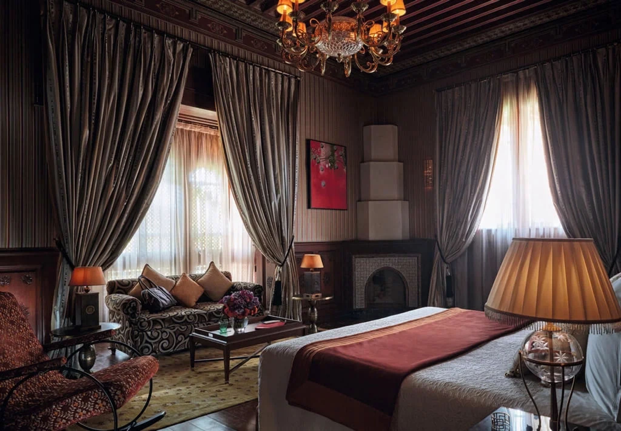 grand riad marrakech - cama king grand - quatro quartos riad