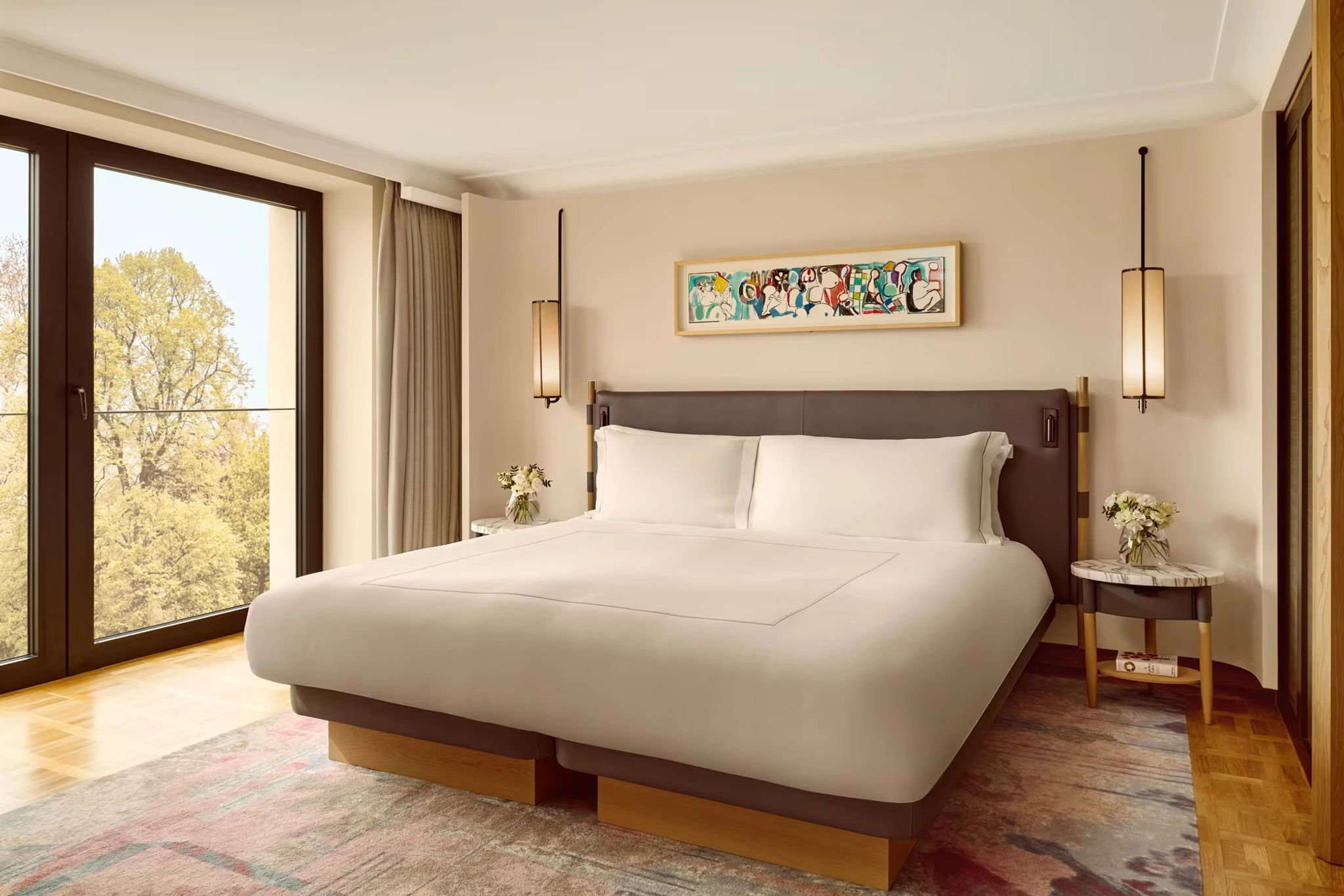 cama king - quarto principal - vista hyde park
