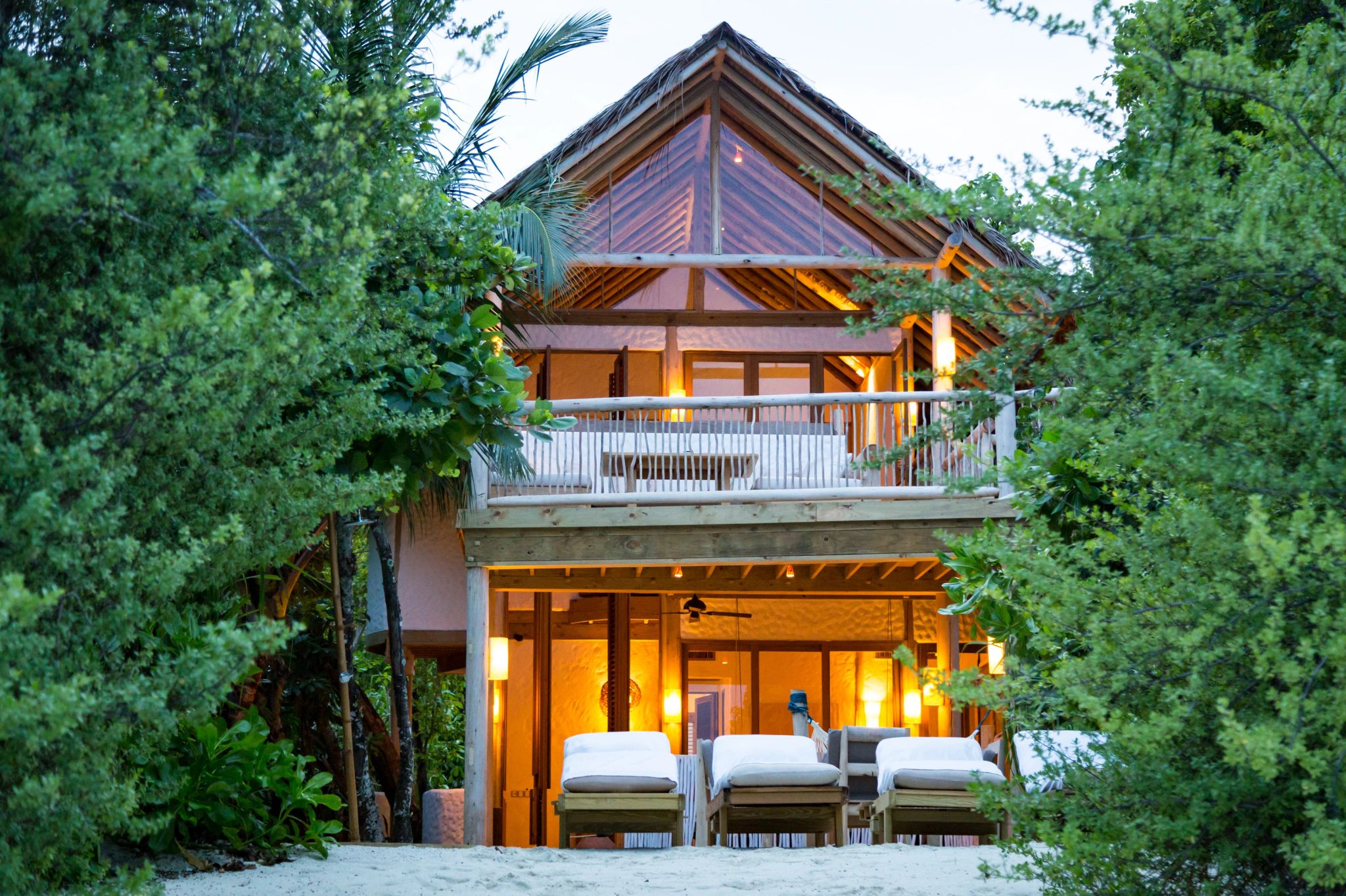 Two Bedroom Crusoe Suite Pool luxo tropical - villa maldivas - vista mar