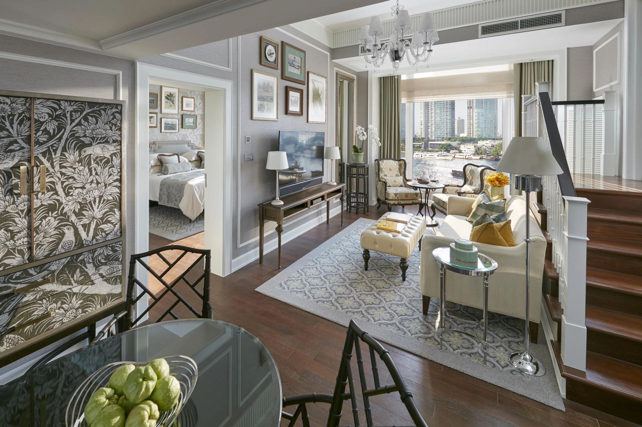 suite com sala de estar – suite para casais – decoracao classica