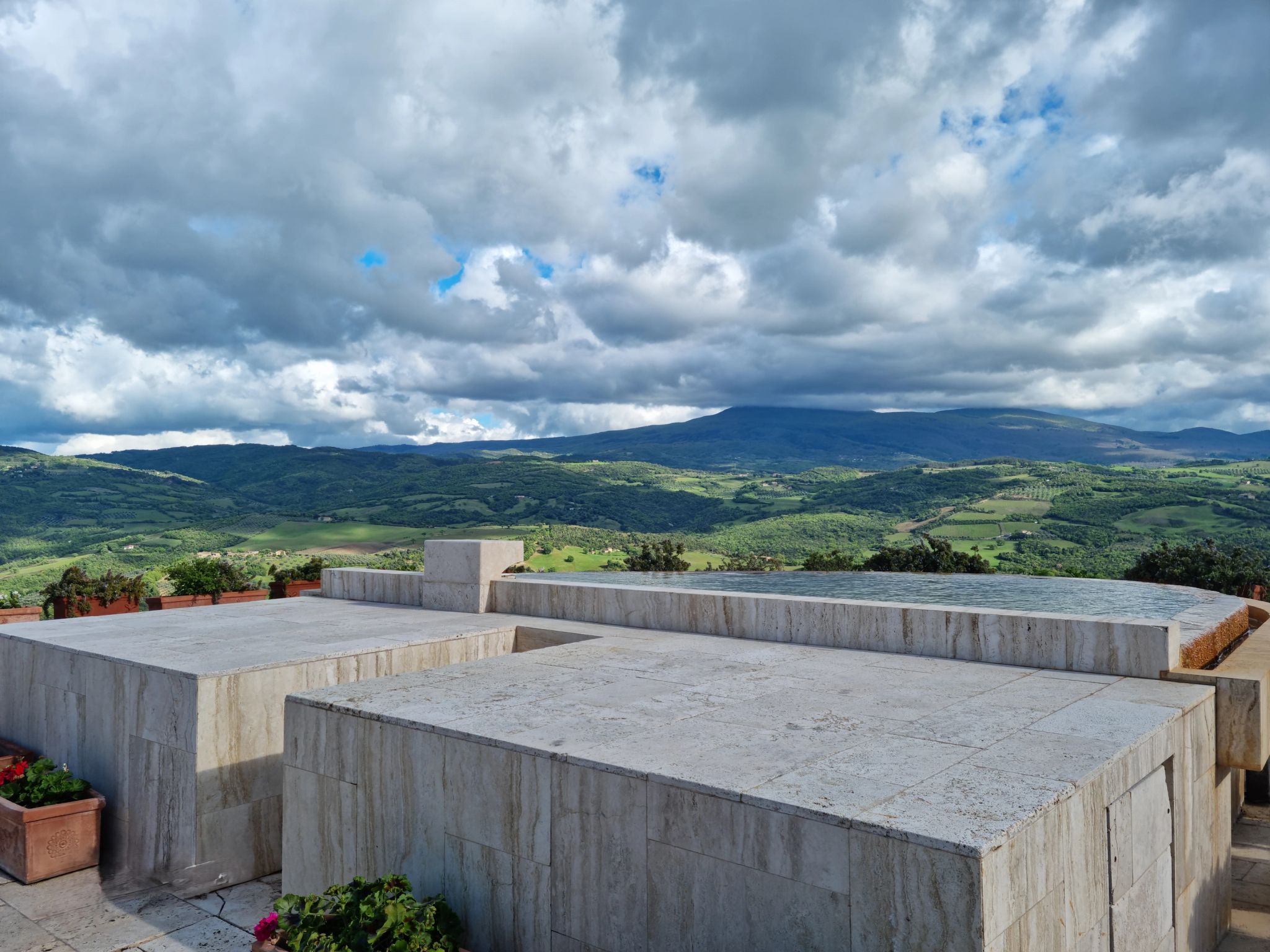 piscina privativa - suite vista panoramica - vista panoramica toscana