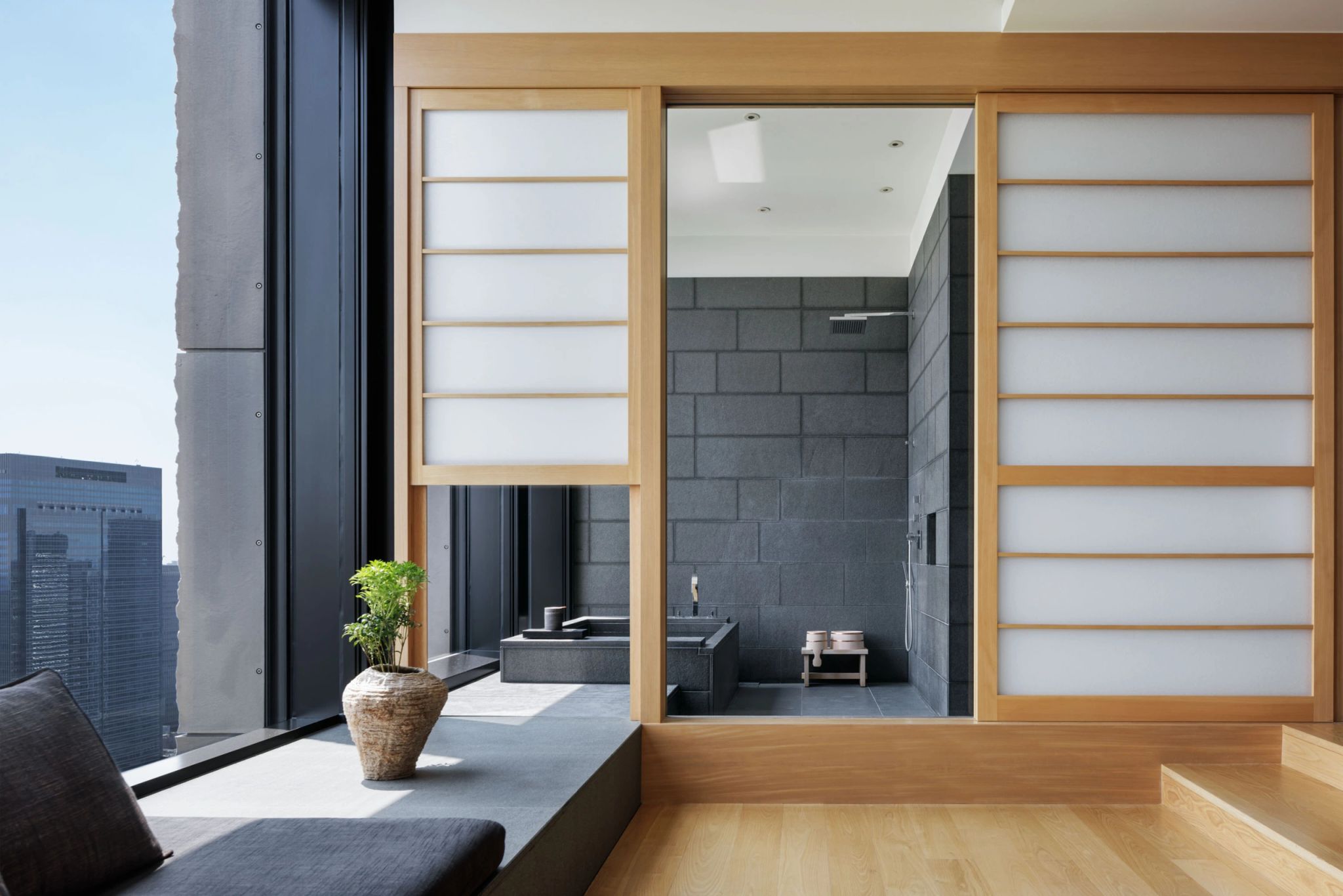 banheira de ofuro - ofuro japones - banheira de imersao - suite com banheira