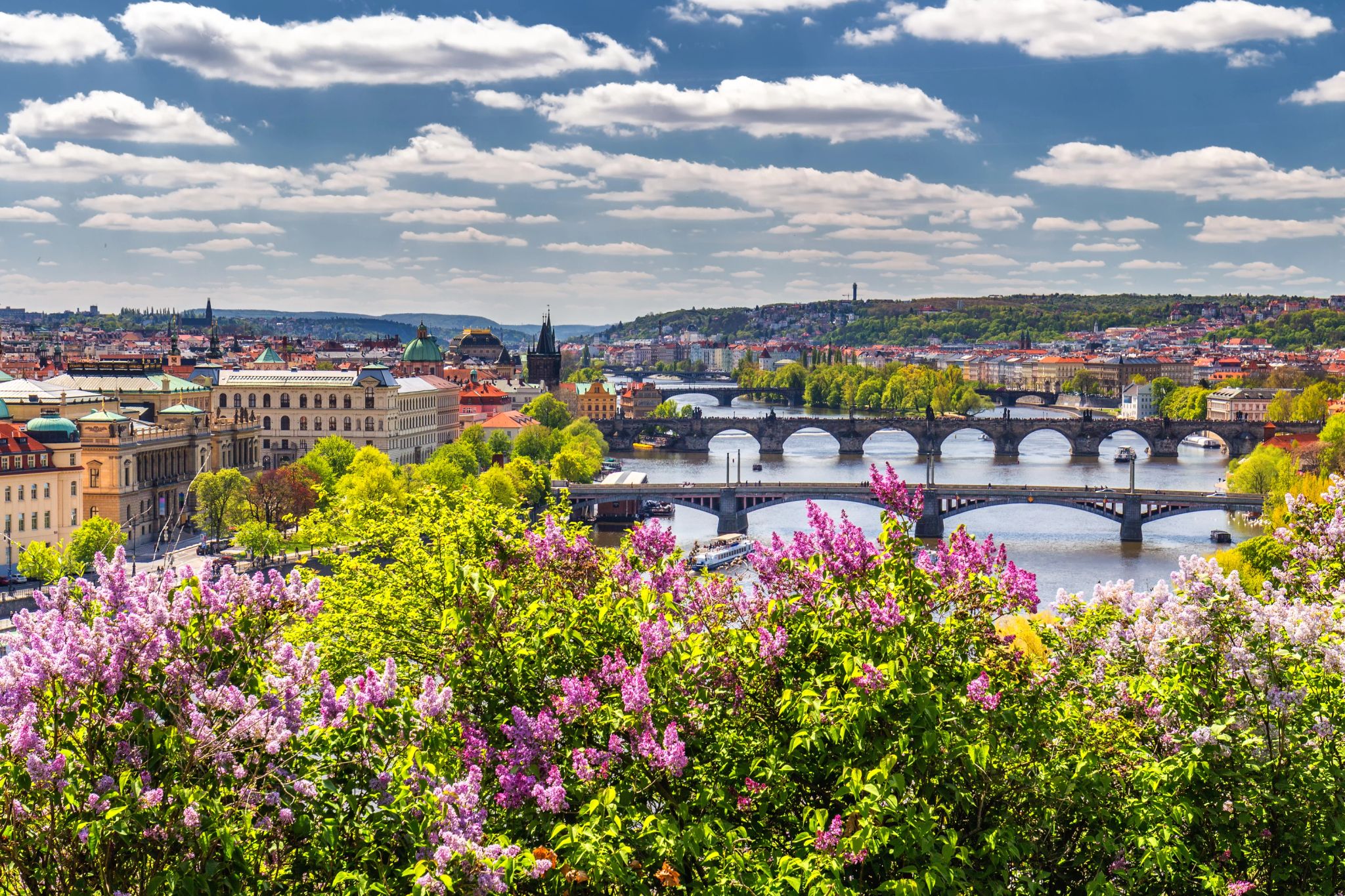 Praga praga – vista cidade de praga – ponte carlos praga