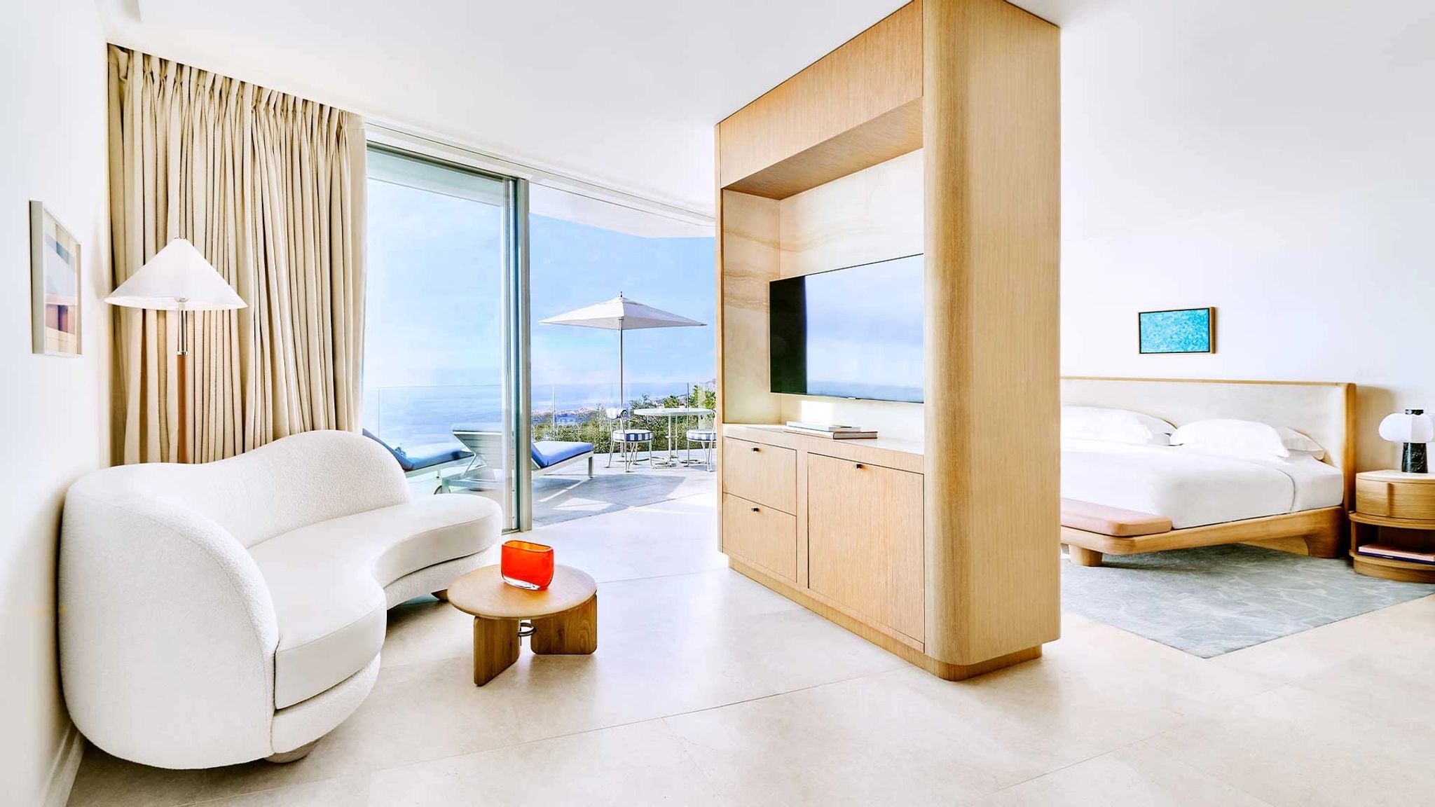 Sea View Junior Suite suite com sala - suite vista mar - suite moderna - suite com varanda - varanda privativa