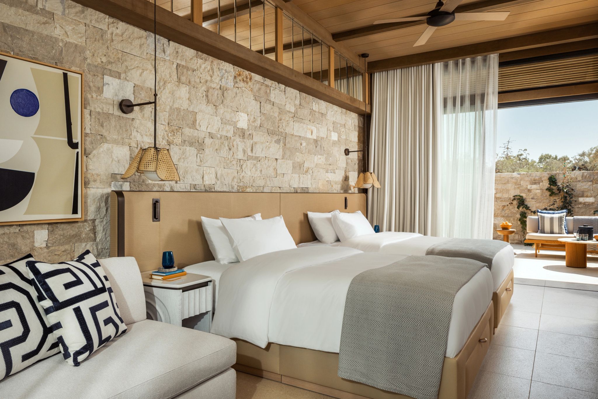 Aesthesis Bungalow Double Queen quarto premium – cama queen – decoracao moderna