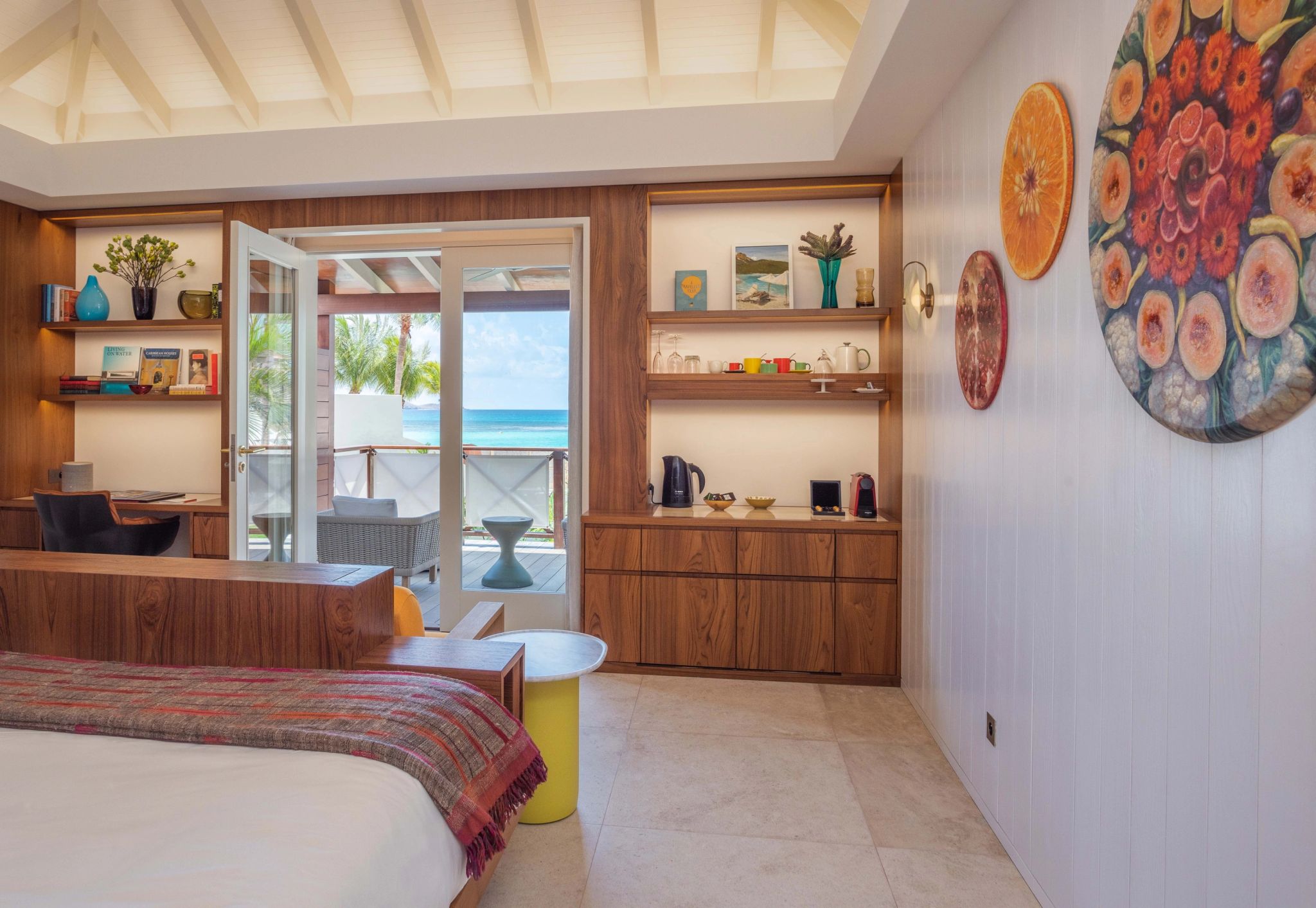 Beach - Jeanne Le Menn quarto amplo – mesa de trabalho – vista mar