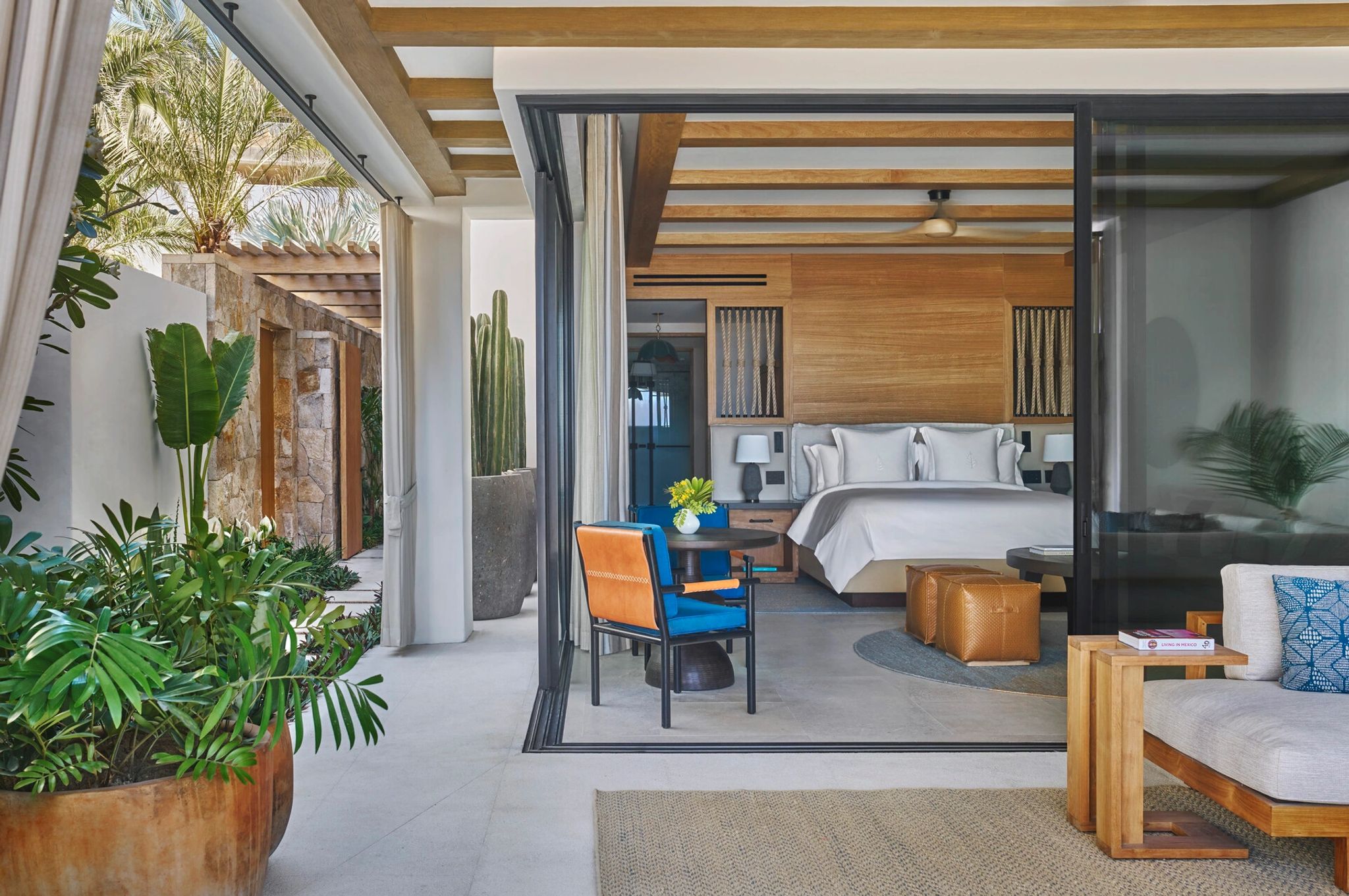 Ocean View Casita Plunge Pool King quarto com varanda - varanda privativa - varanda mobiliada