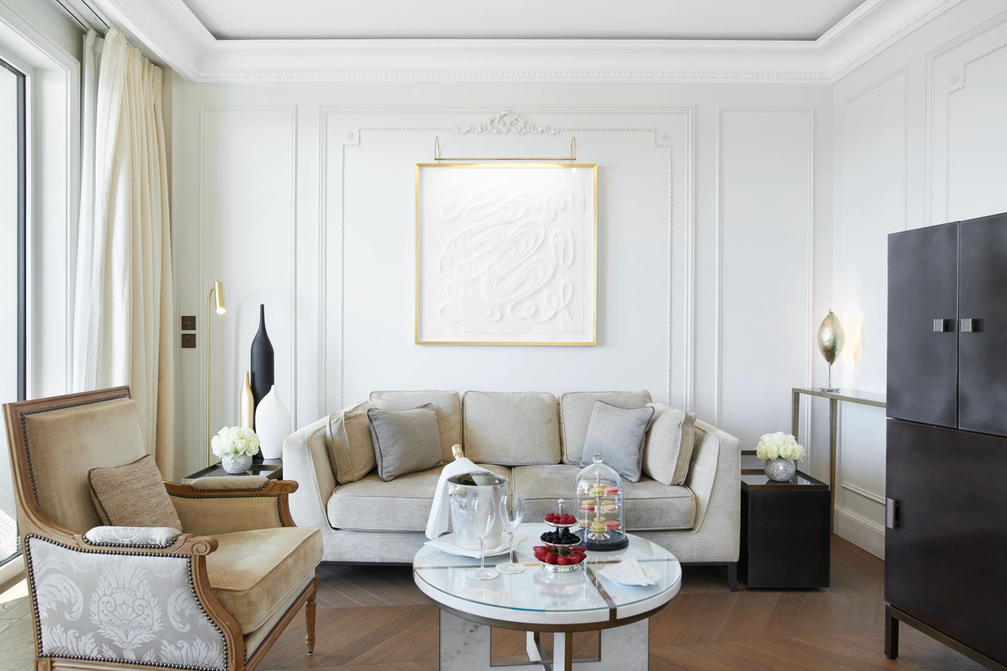 sala de estar suite – design de luxo – suite ampla