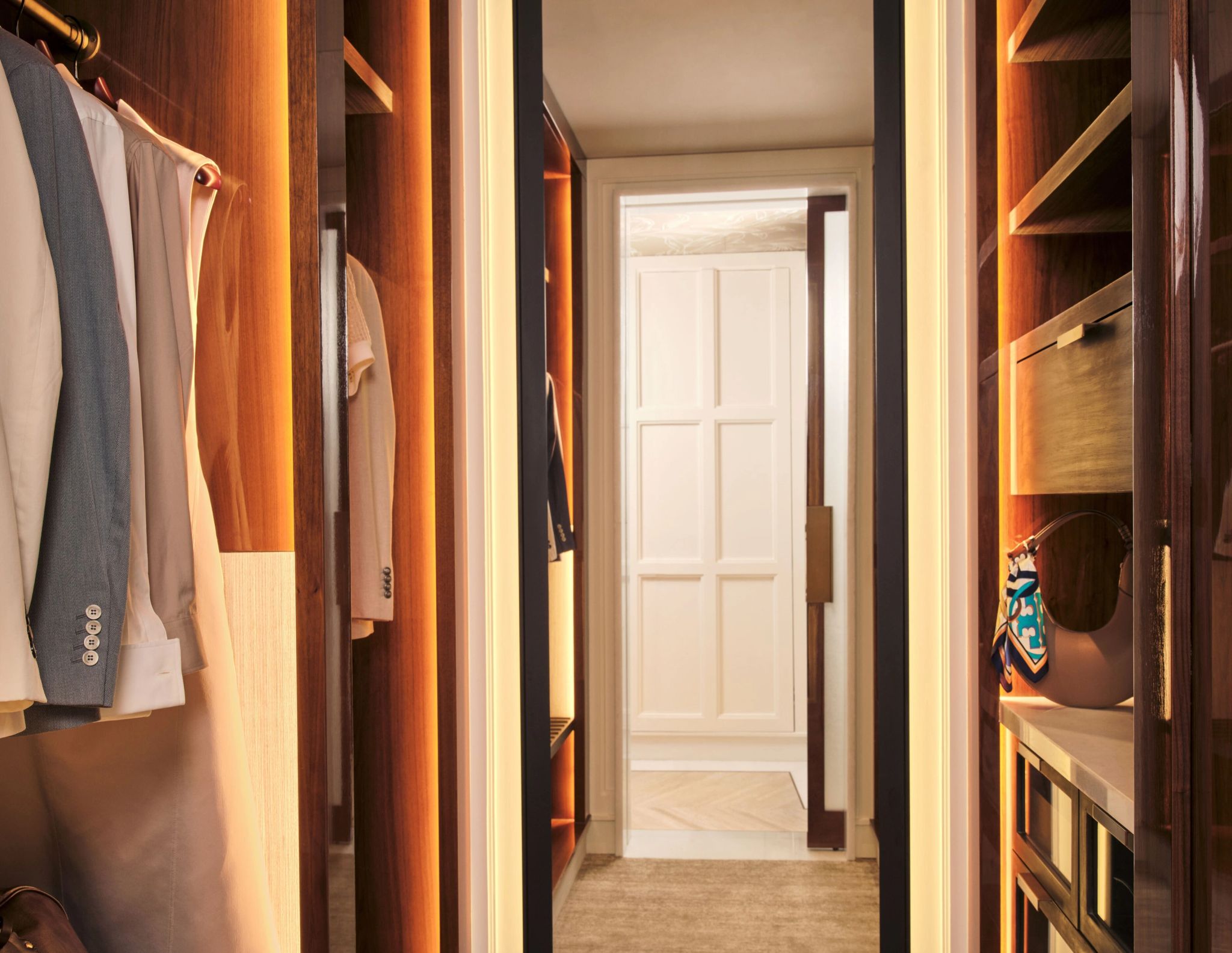 quarto com closet – closet de luxo