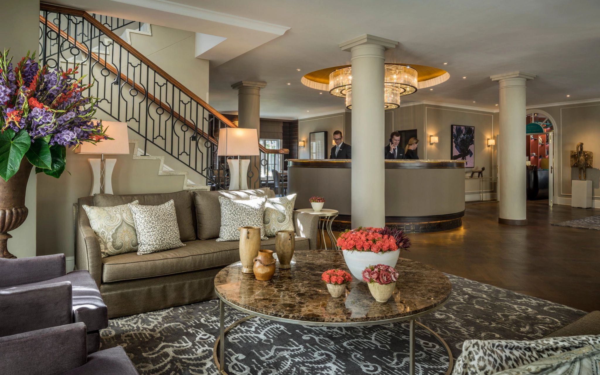 Lobby lobby de luxo – recepcao do hotel - saguao