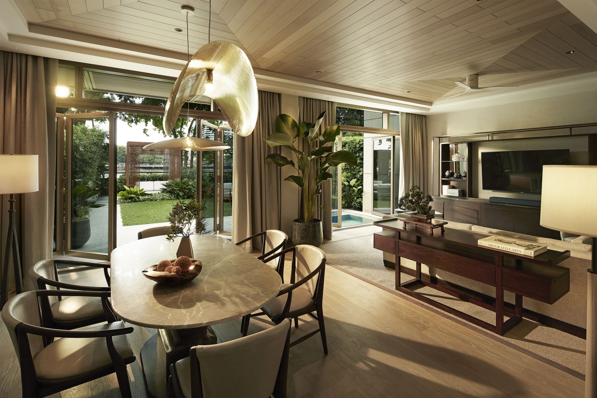 Villa sala de jantar - area gourmet - refeições privativas