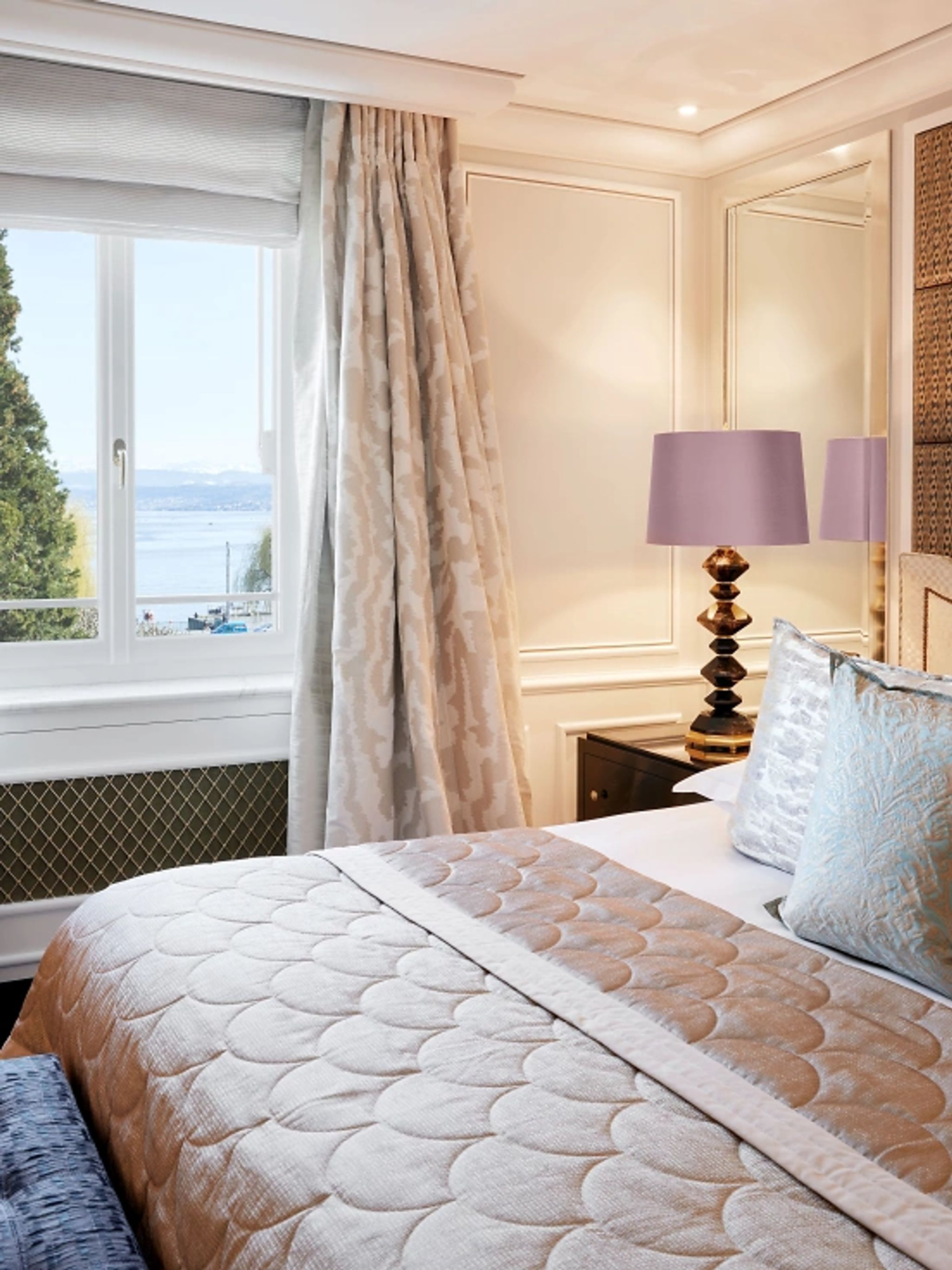Lakeside Suite Suíte premium — cama king-size — enxoval de luxo