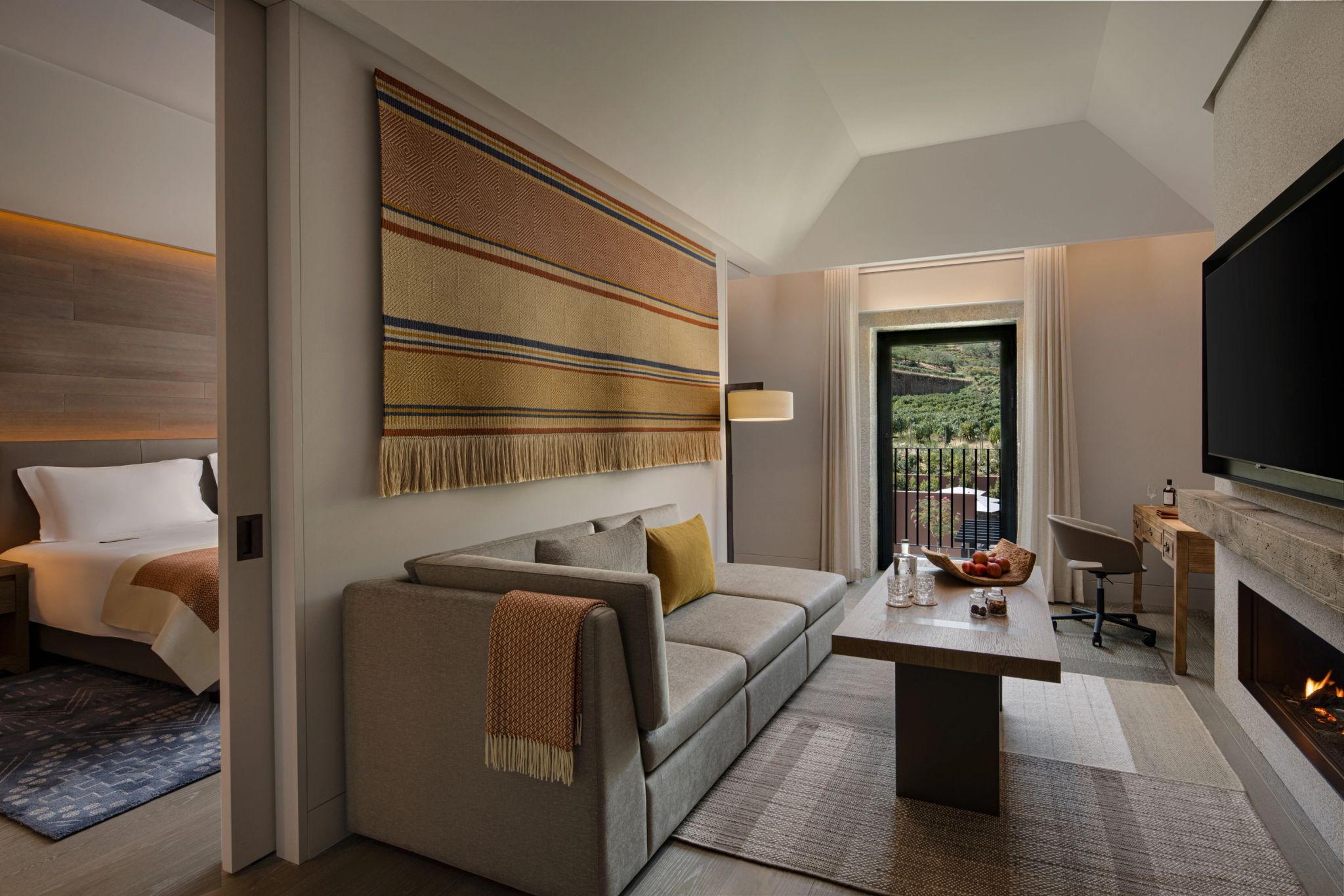 suite ampla - sala de estar - sofa premium