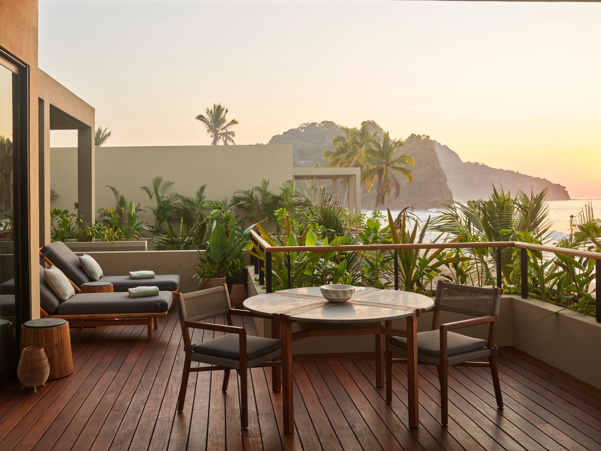 Beachfront Suite terraco premium - sala de jantar - vista mar