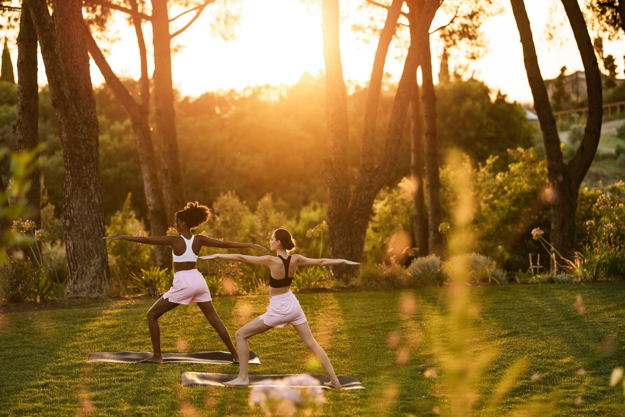yoga ao ar livre - aula fitness - vida saudavel - exercicio fisico - fitness - lazer ao ar livre