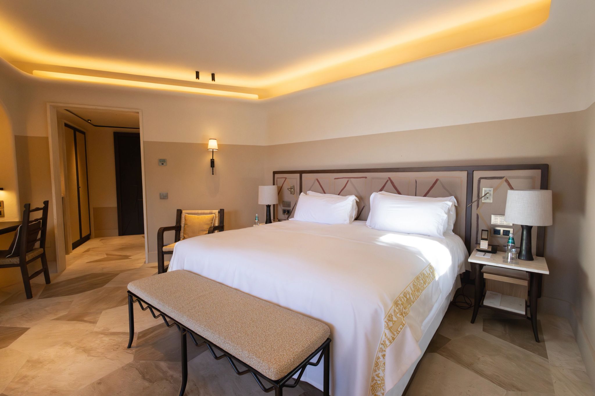 Frontline Premium cama king - quarto king - quarto espaçoso