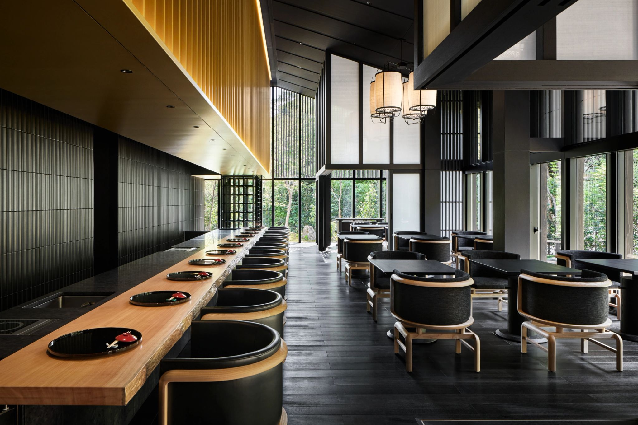 decoração japonesa – alta gastronomia – restaurante aman