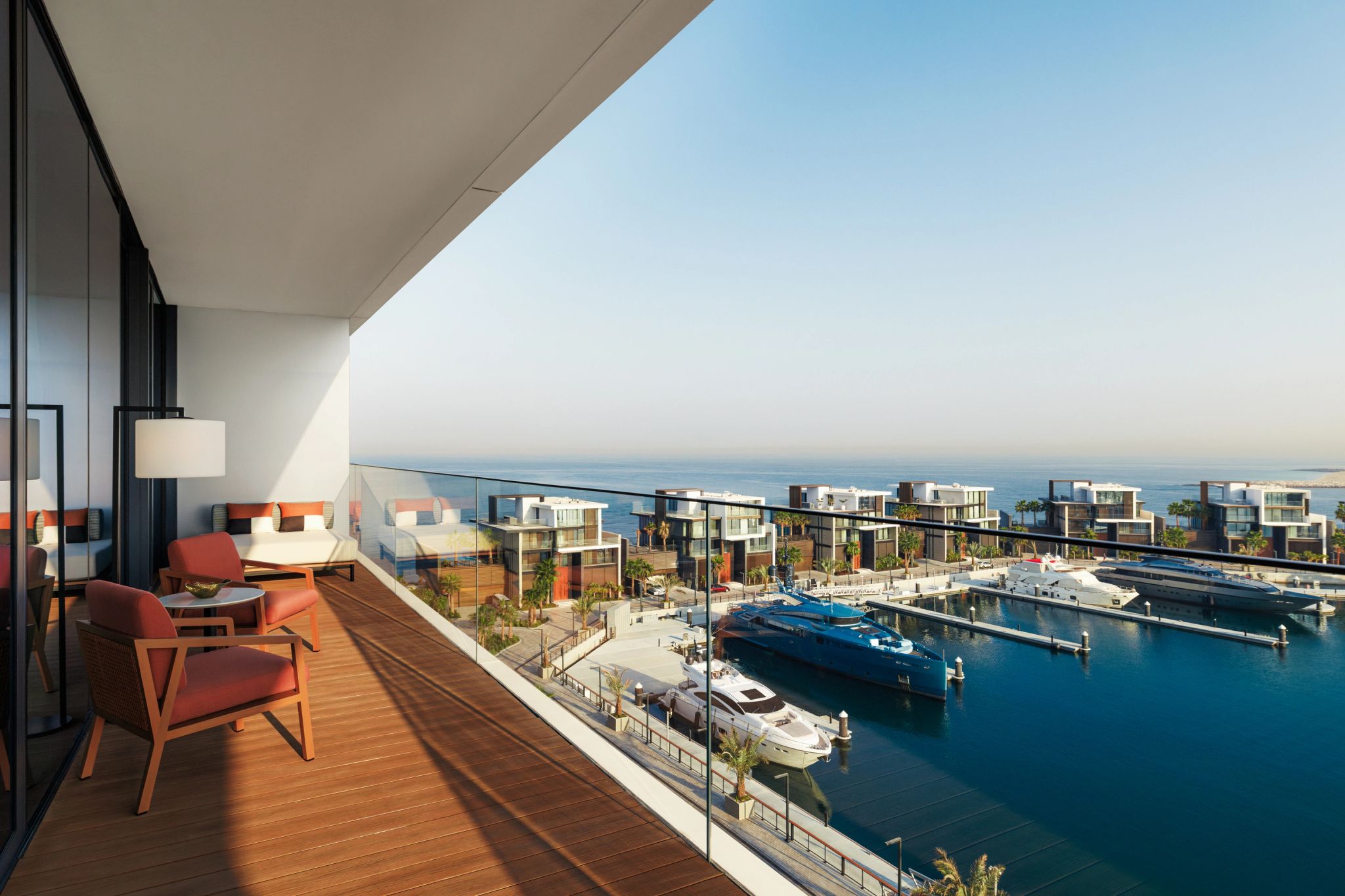 suite vista mar - terraco amplo - marina de dubai