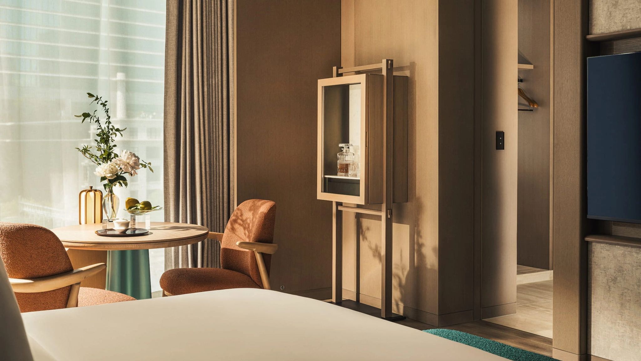 One-Bedroom Suite cama king - suite espacosa - vista cidade