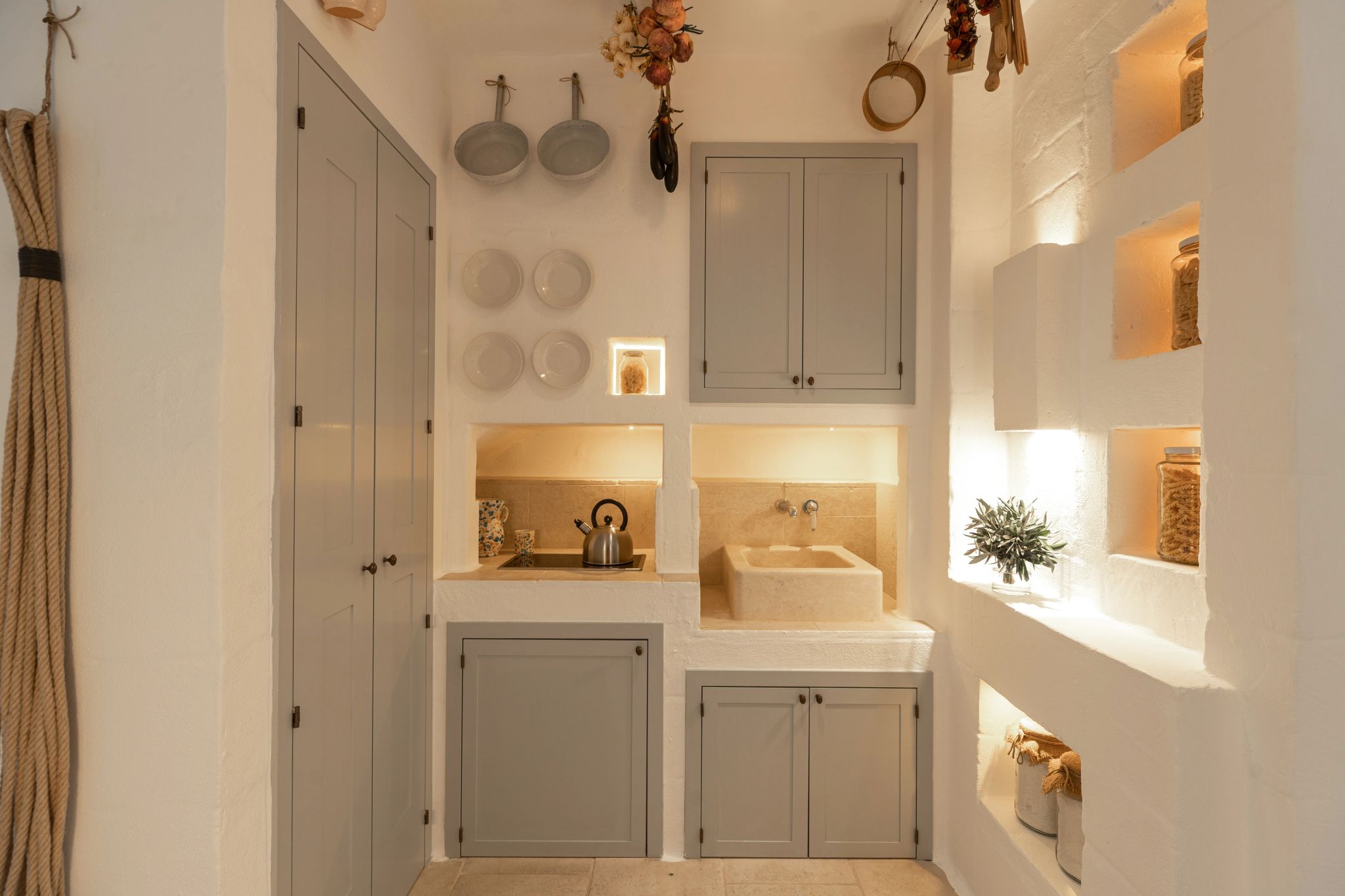 Borgo Casa Bella quarto com cozinha – design rustico - quarto amplo