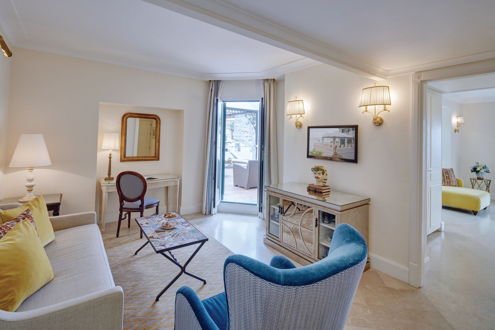 Premium Sea View Suite suite com sala – sala de estar – suite de lux