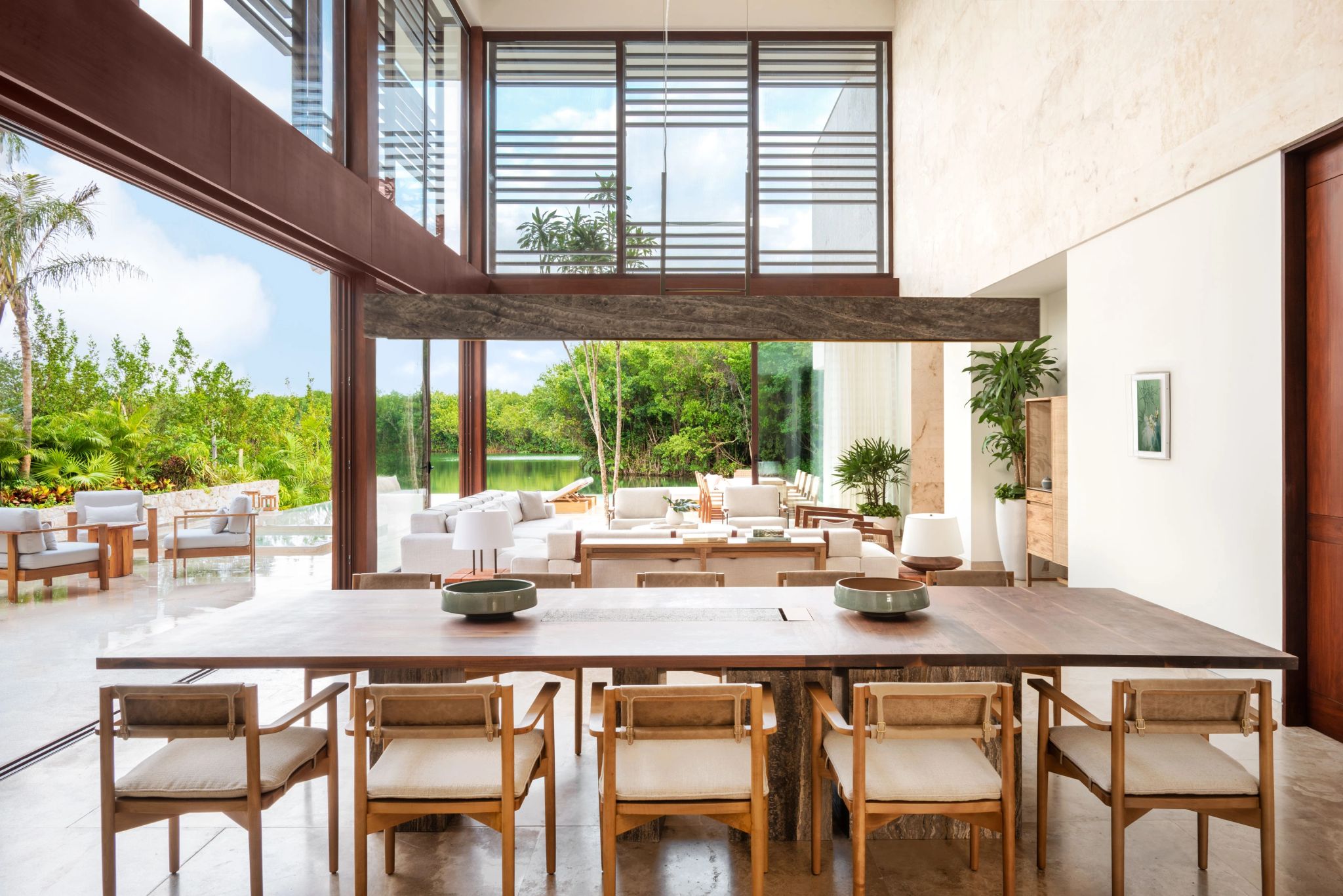 Paraíso Five Bedroom Villa arquitetura moderna – mesa de jantar – design de luxo