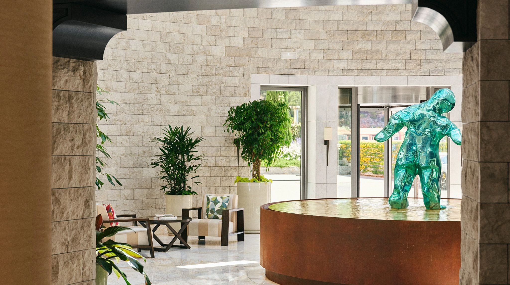 Lobby do resort lobby de hotel - areas comuns hotel - lobby moderno