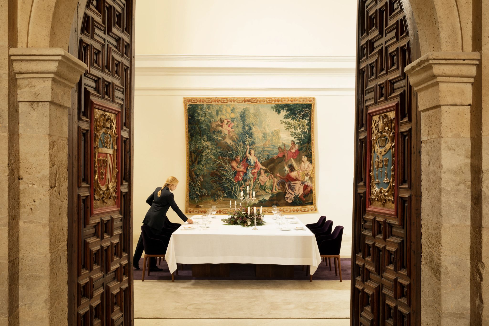 sala historica - experiencia exclusiva - mesa de jantar